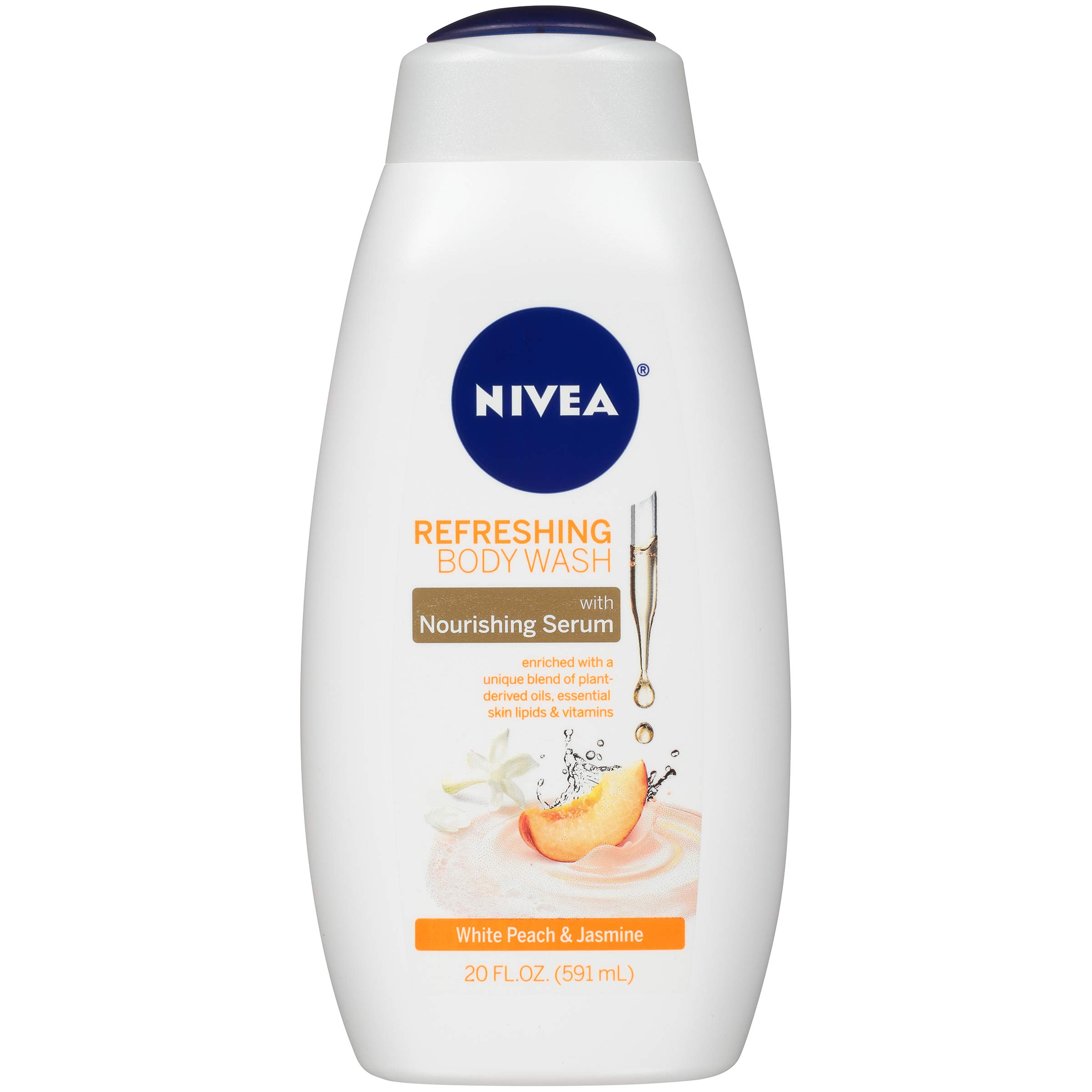 NIVEA Refreshing White Peach and Jasmine Body Wash