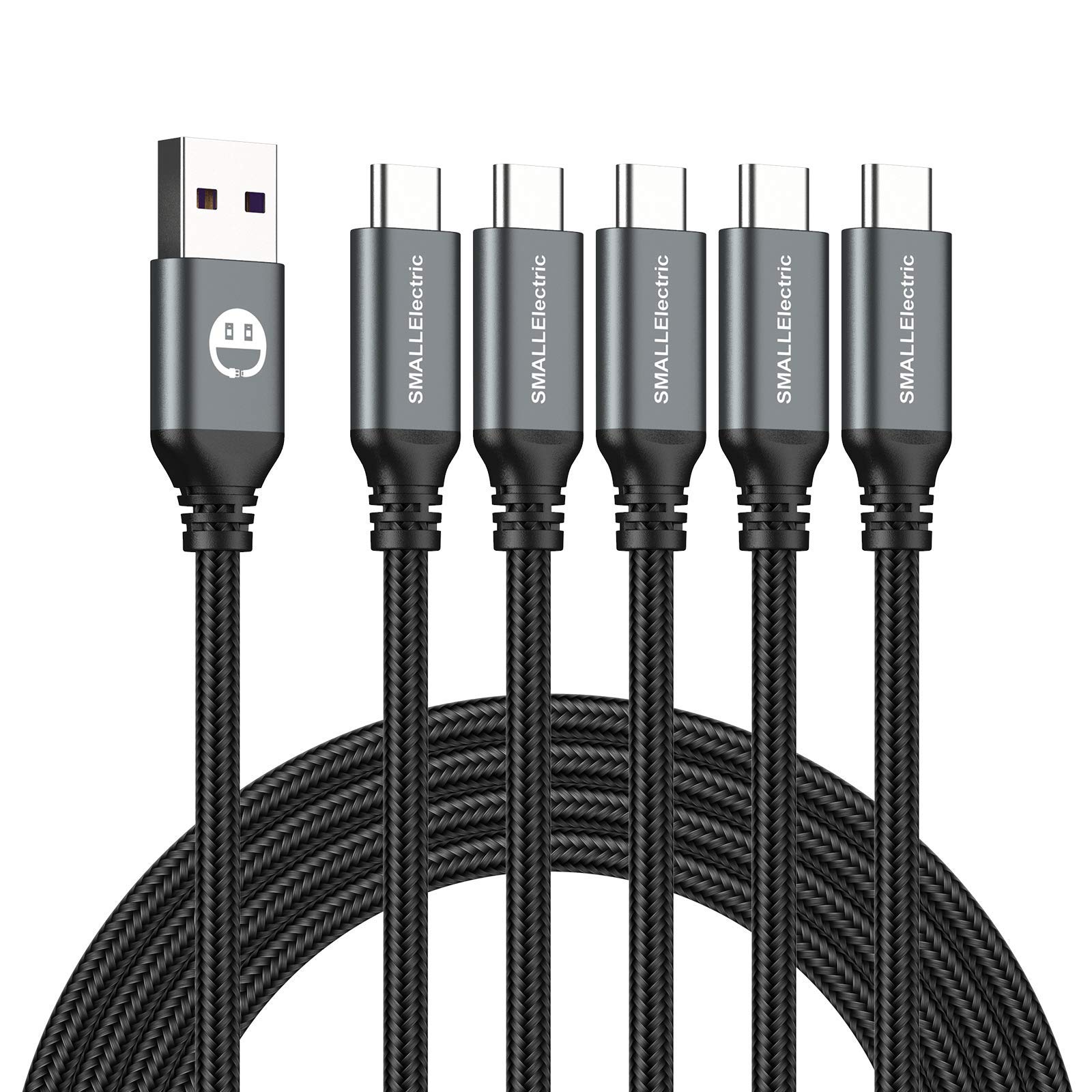 USB Type-C to A Cable 5-Pack