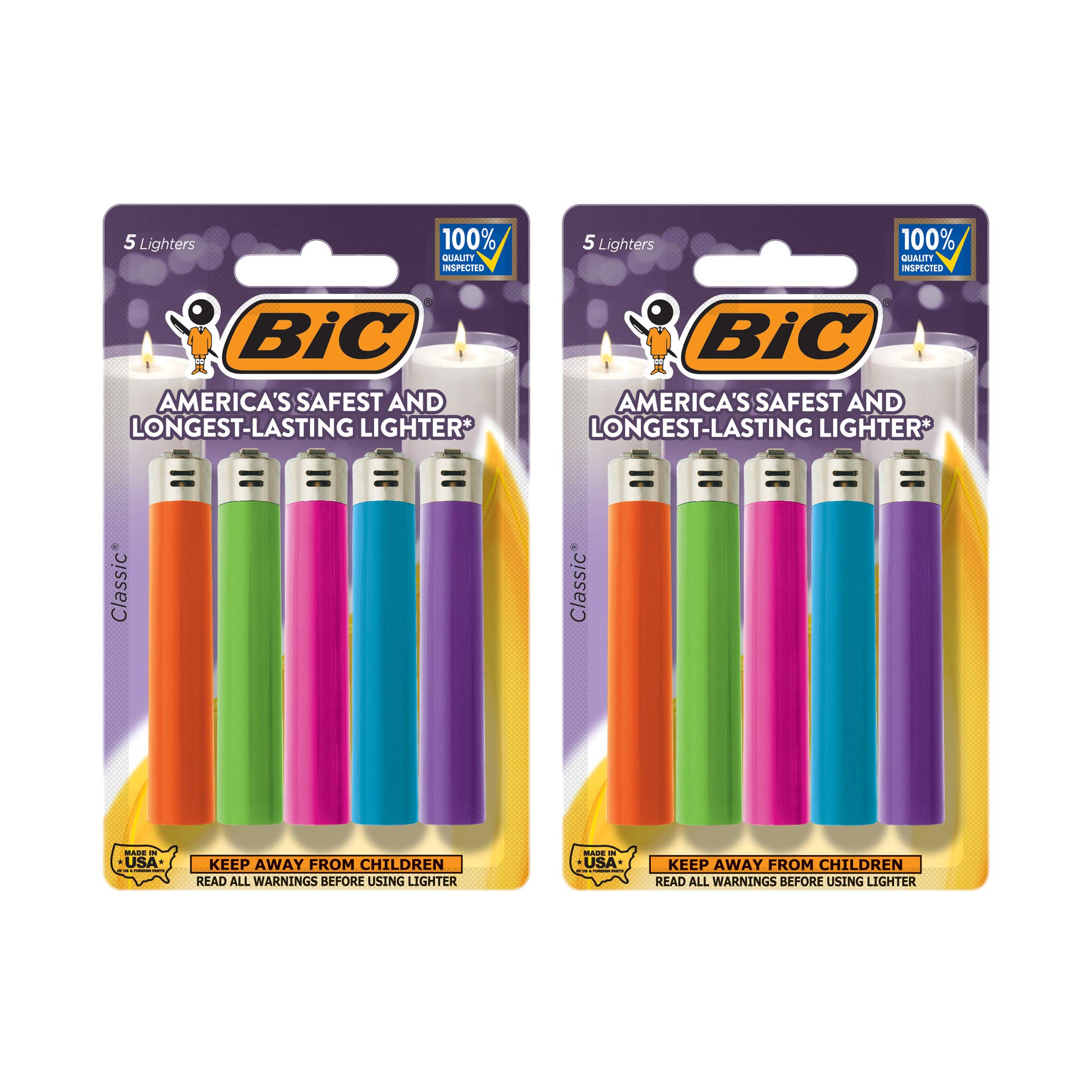 BIC Classic Lighters 10 Count Pack