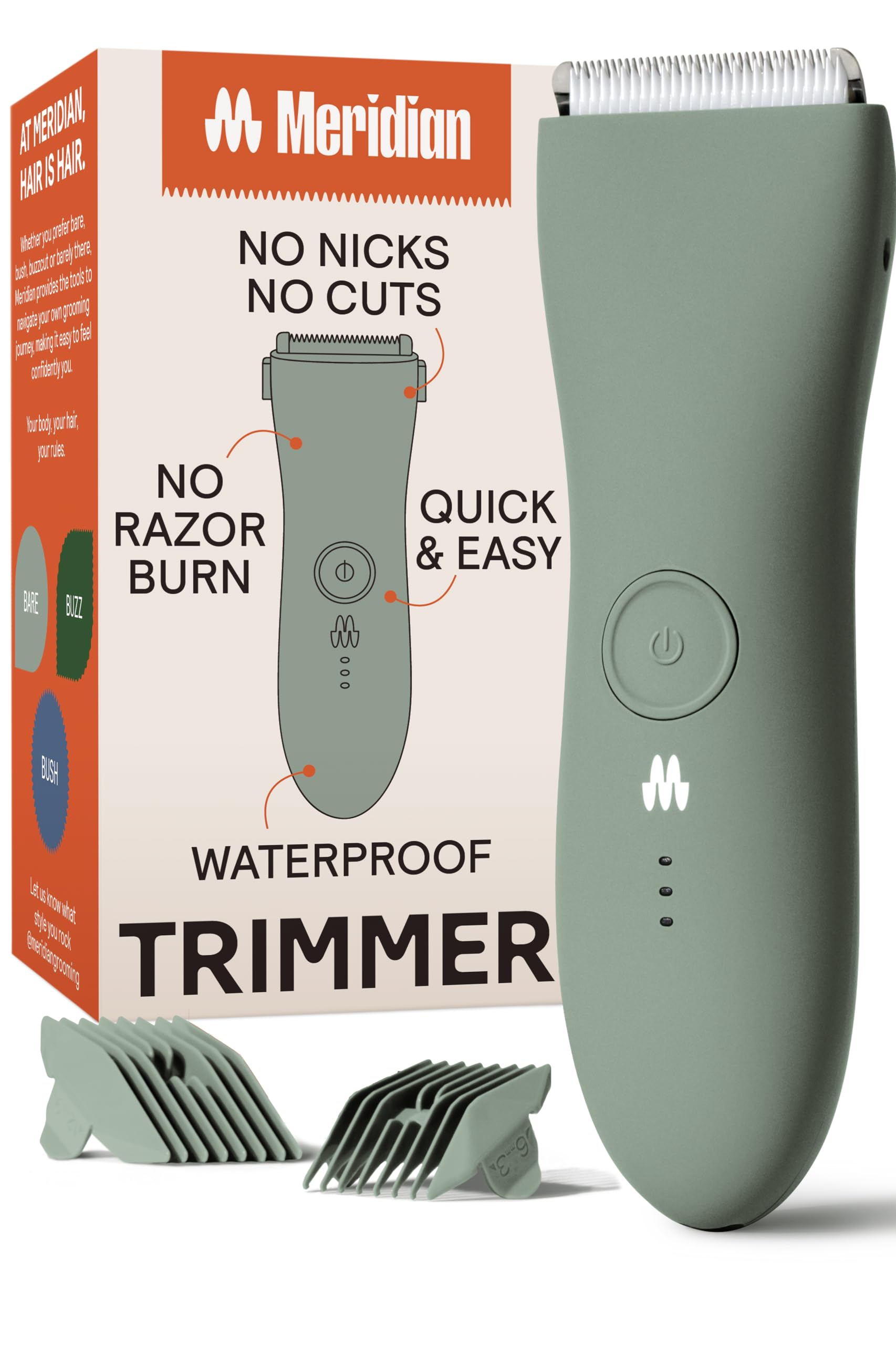 MERIDIAN Body Hair Trimmer - Sage