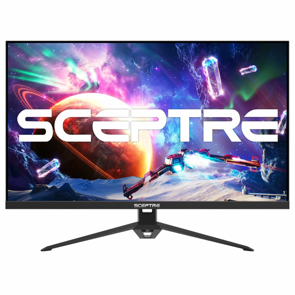 Sceptre IPS 24” Gaming Monitor 165Hz 144Hz Full HD (1920 x 1080) FreeSync Eye Care FPS RTS DisplayPort HDMI Build-in Speakers, Machine Black 2020 (E248B-FPT168),IPS 24" 165Hz