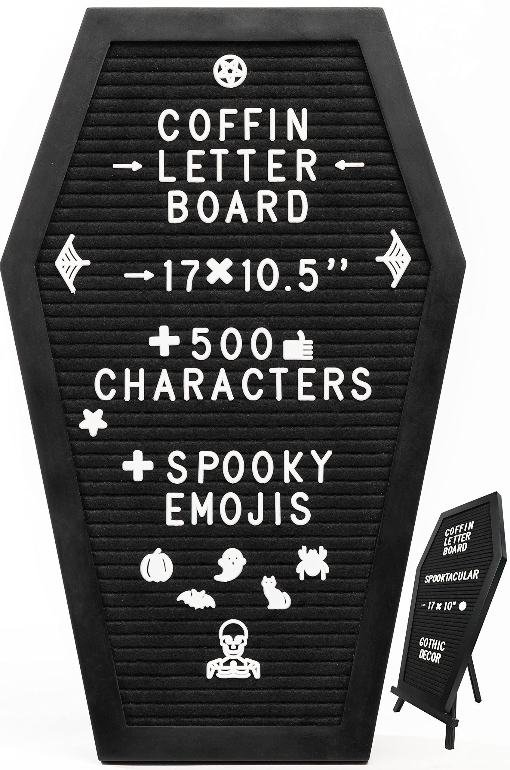 Coffin Letter Board