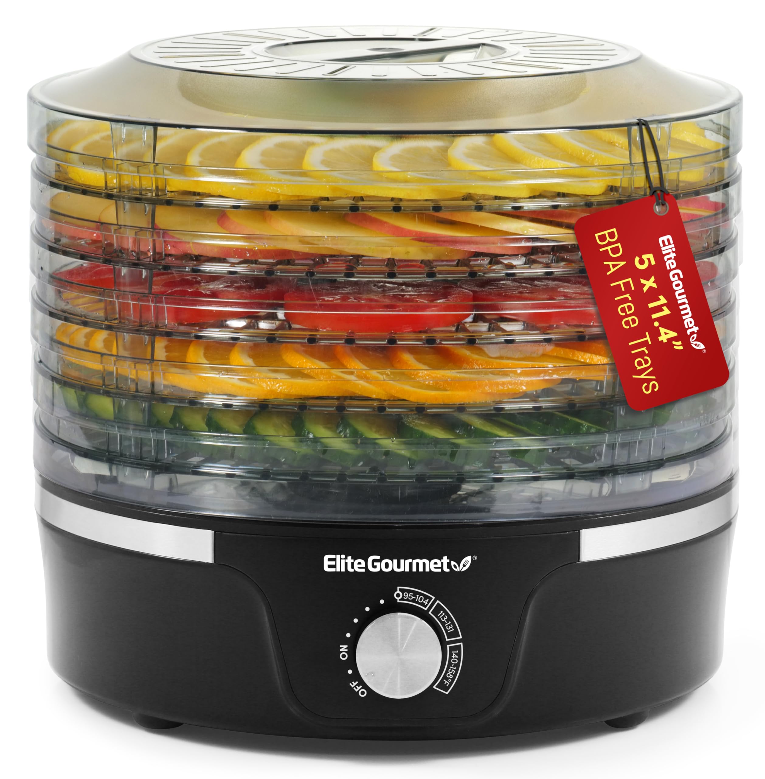 Elite Gourmet EFD319 Food Dehydrator