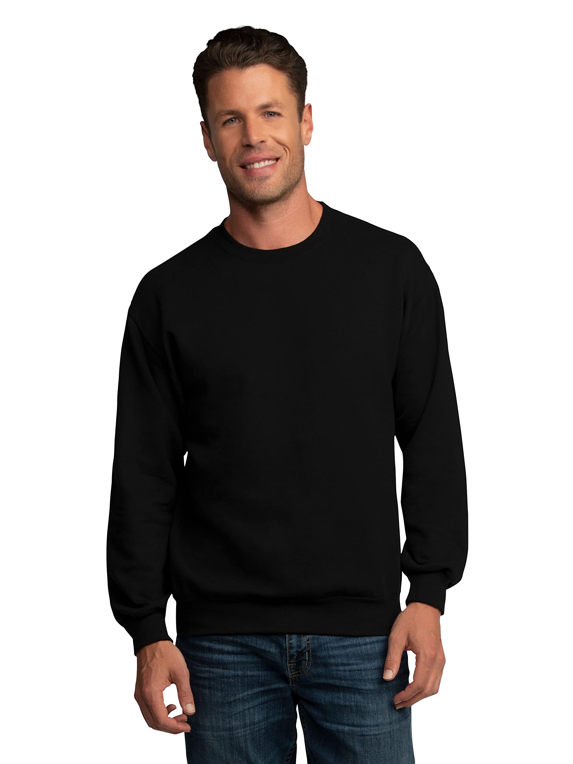 Fruit of the Loom Men's Eversoft Fleece Crewneck Sweatshirt