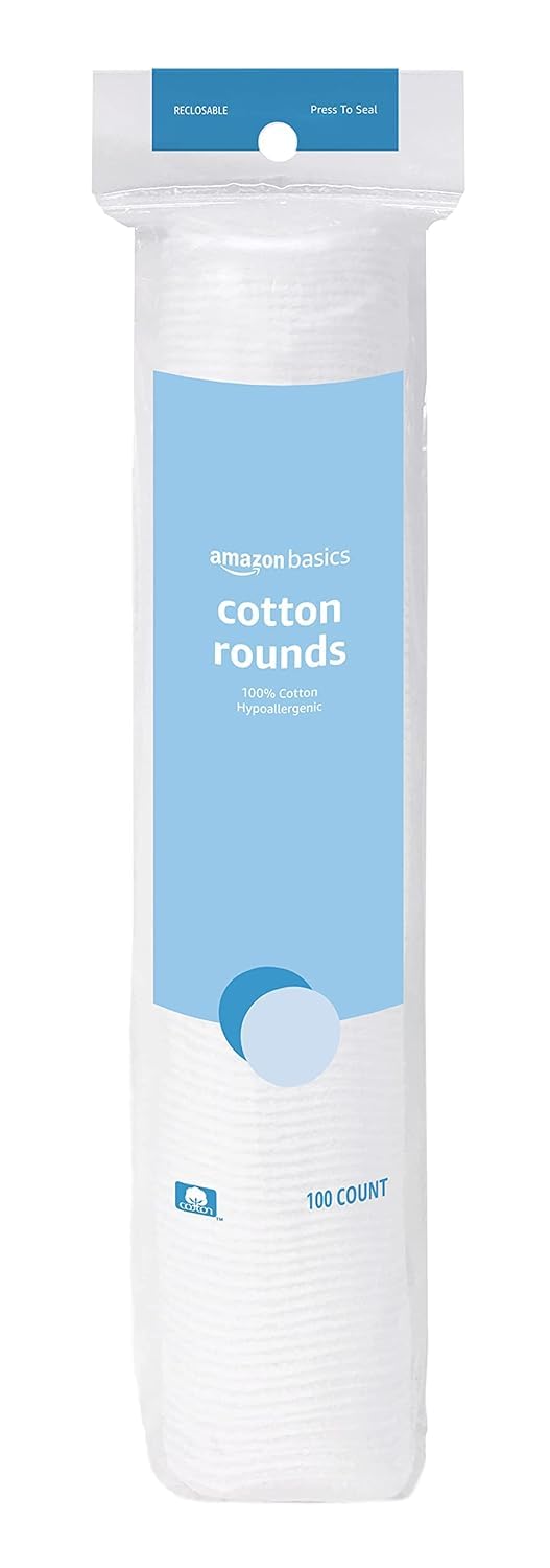 Amazon Basics Cotton Rounds