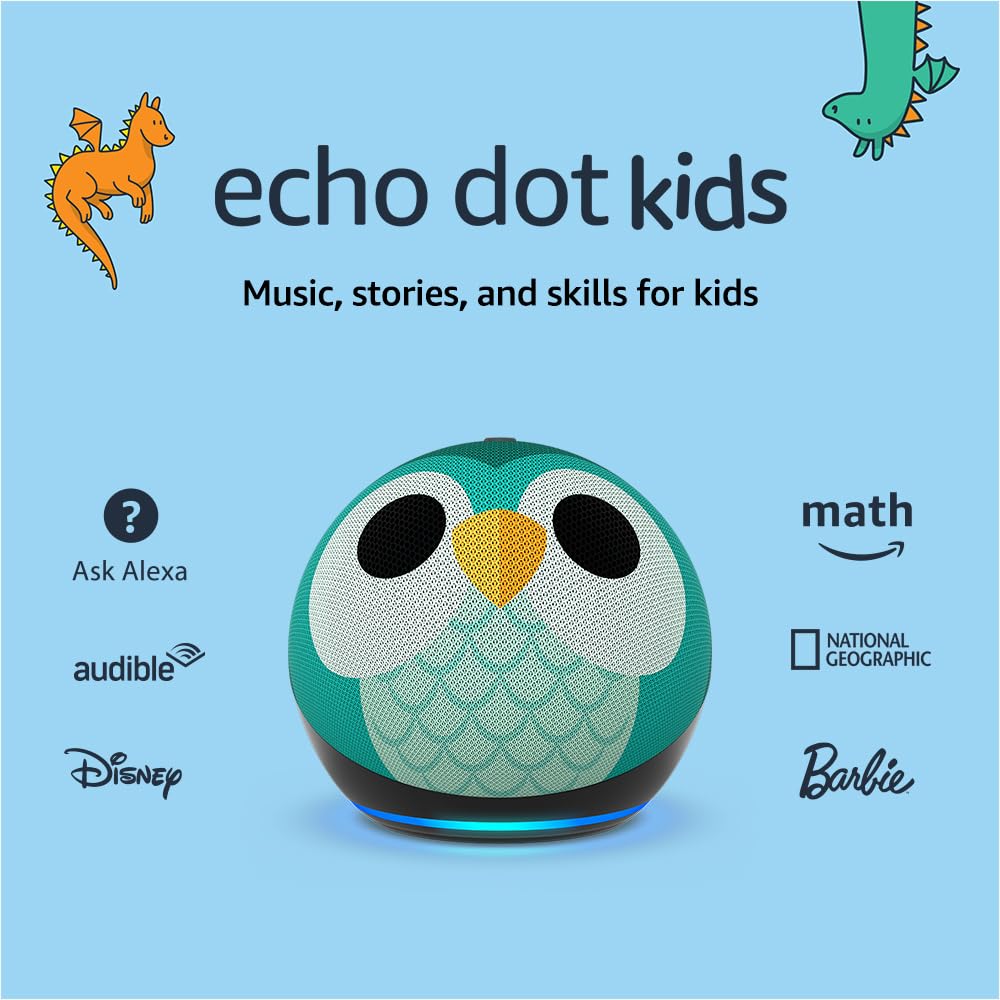 Amazon Echo Dot Kids Owl Design