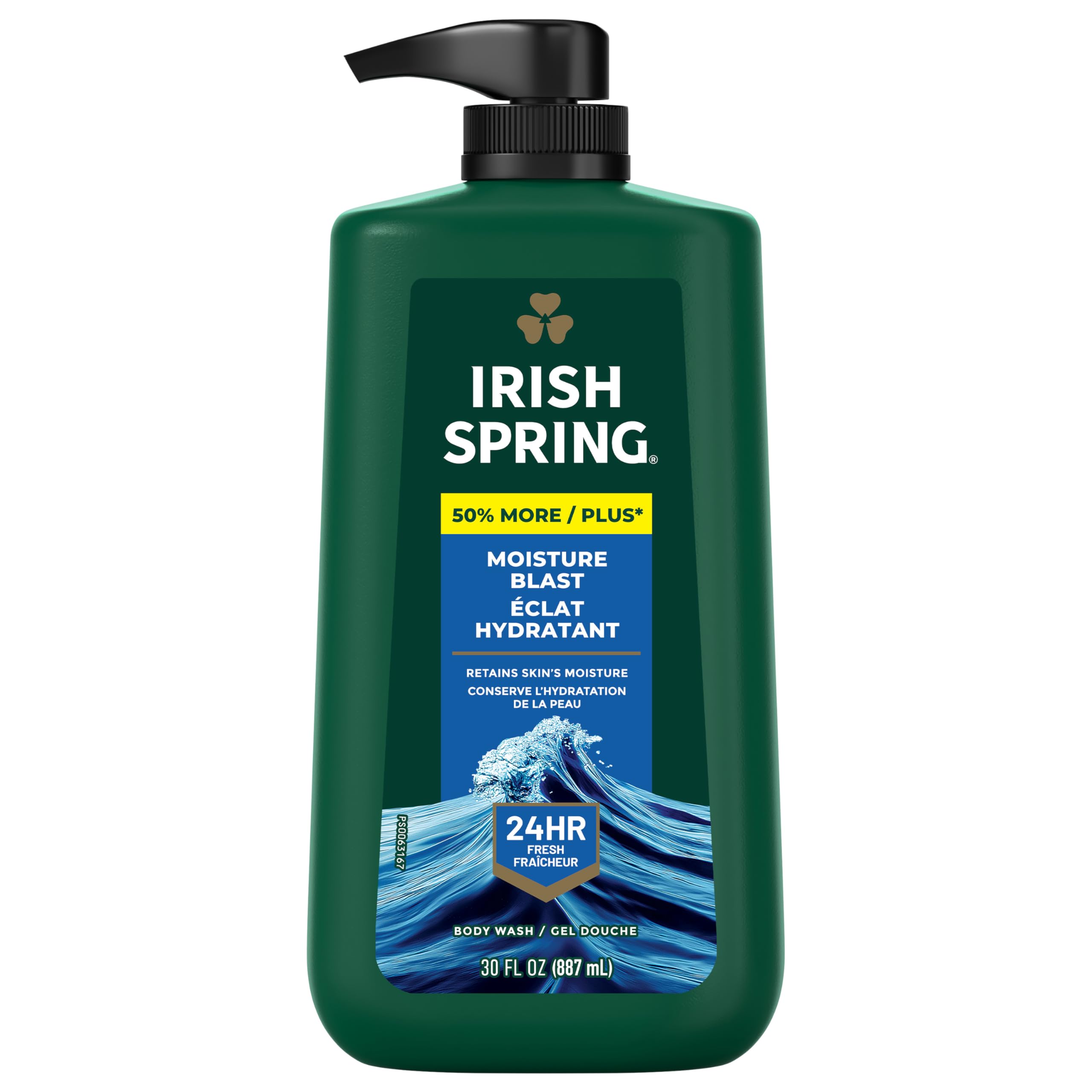 Irish Spring Moisture Blast Body Wash for Men