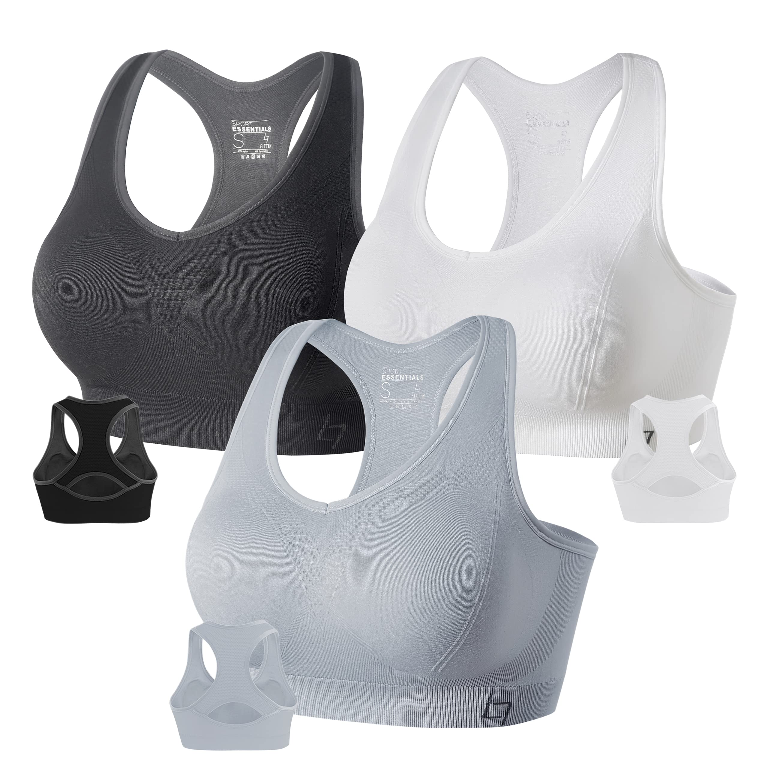 FITTIN Racerback Sports Bras for Women