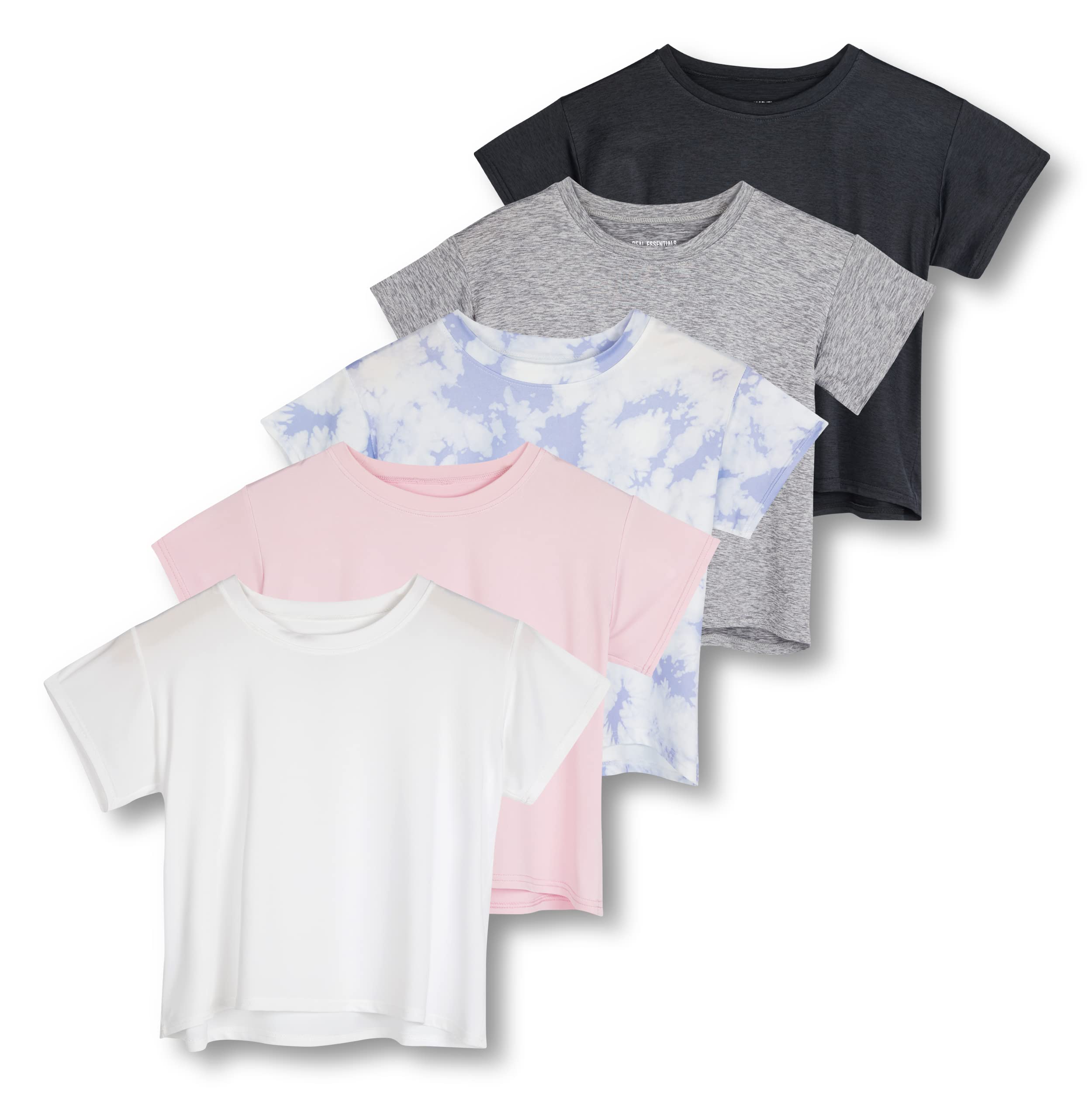 Real Essentials Women's Dry Fit Crop Top