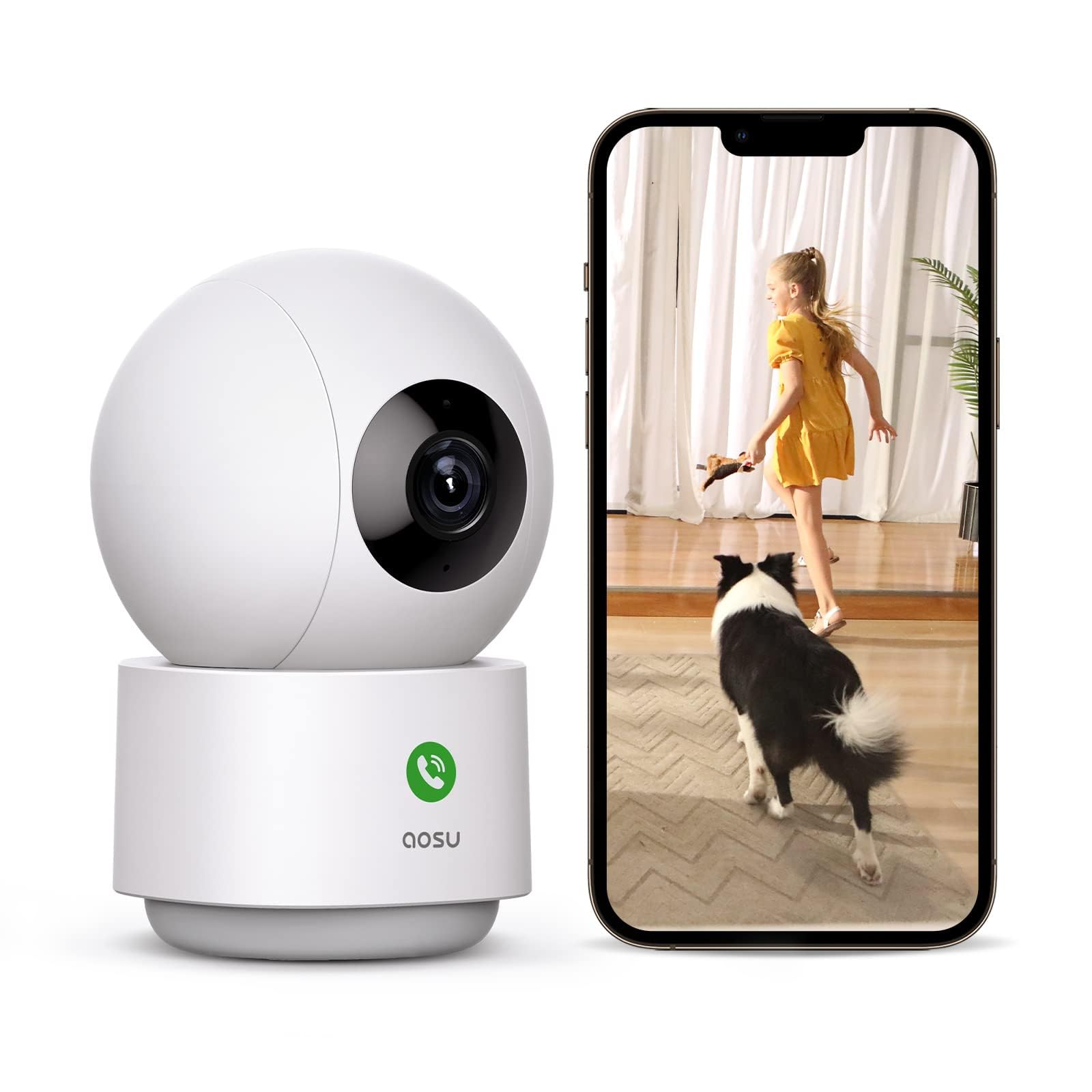 AOSU 2K Security Camera Indoor