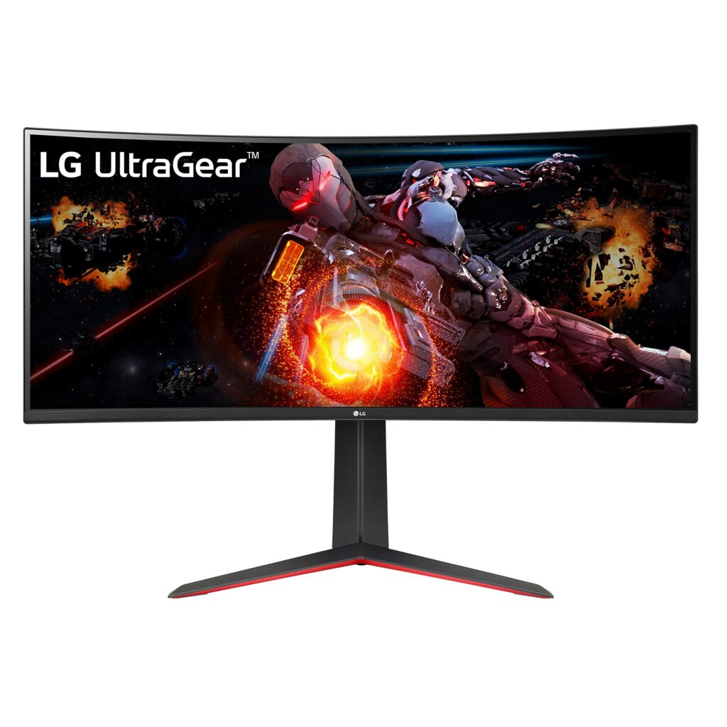 LG UltraGear QHD 34-Inch Curved Gaming Monitor 34GP63A-B, VA with HDR 10 Compatibility and AMD FreeSync Premium, 160Hz, Black