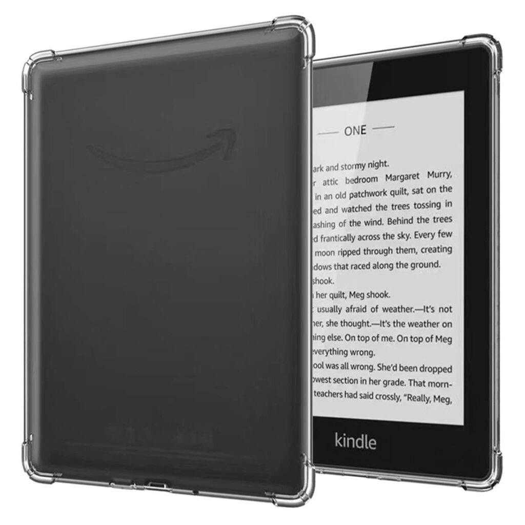 Clear Case Compatible for 6" Kindle Paperwhite (10th Generation,2018 Release),Scratchproof Thin Slim Soft TPU Gel Silicone Case Cover for Kindle Paperwhite 4 10th Gen (Transparent)