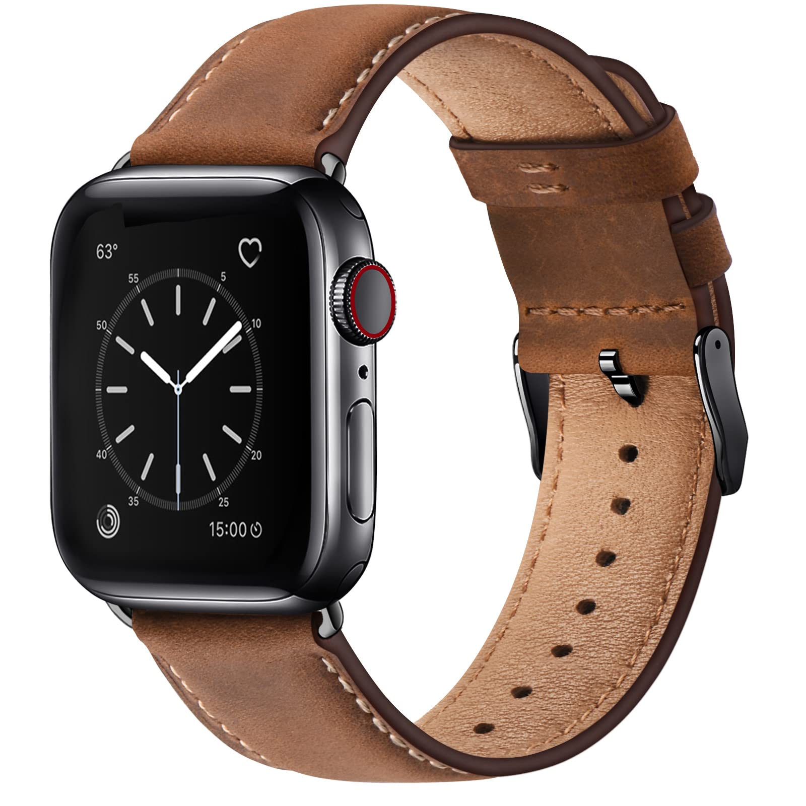 SUNFWR Leather Apple Watch Band