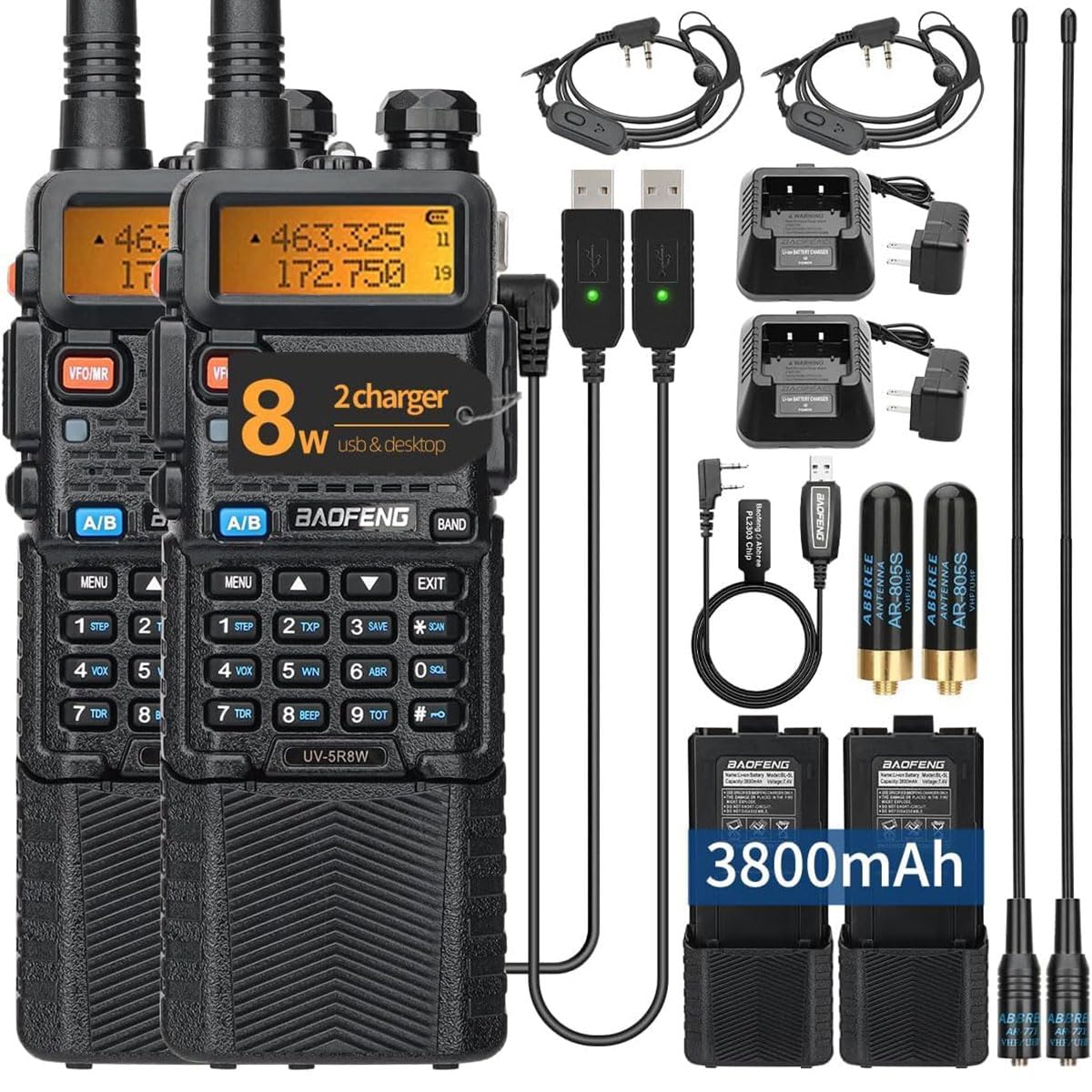 BAOFENG Radio UV-5R 8W