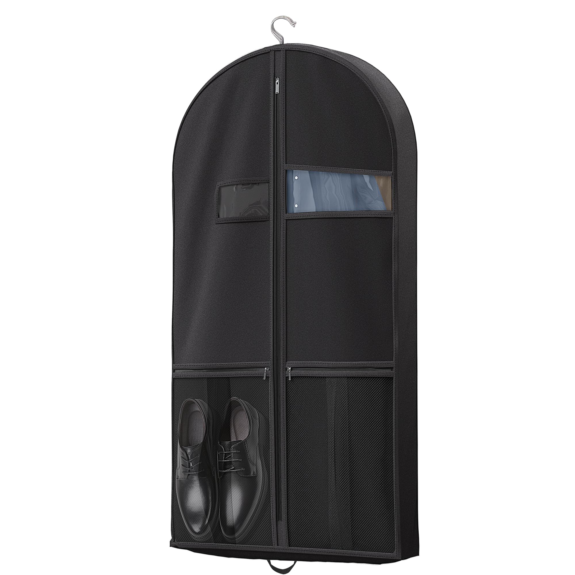 Travel Garment Bag with Zipper Pocket