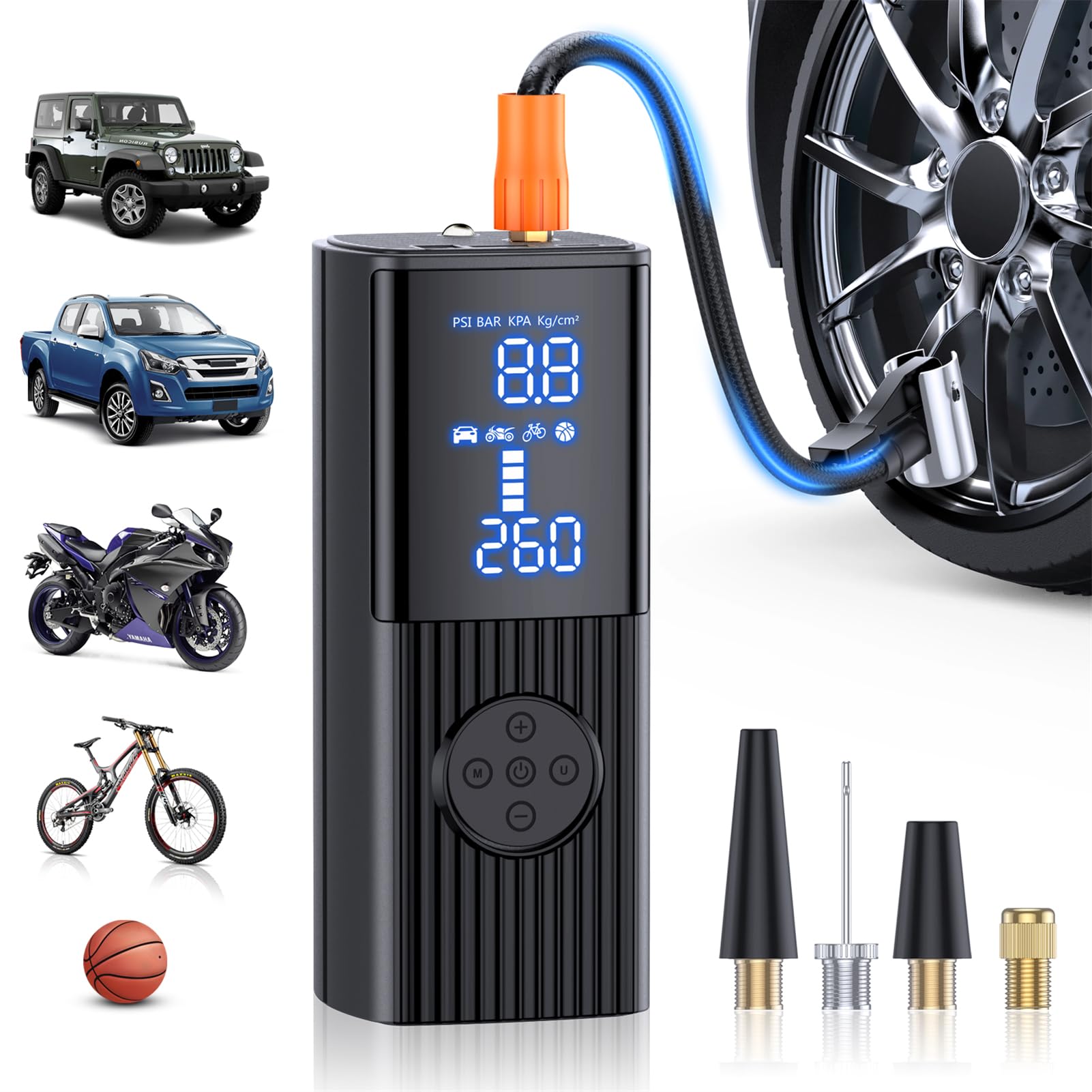 Tire Inflator Portable Air Compressor