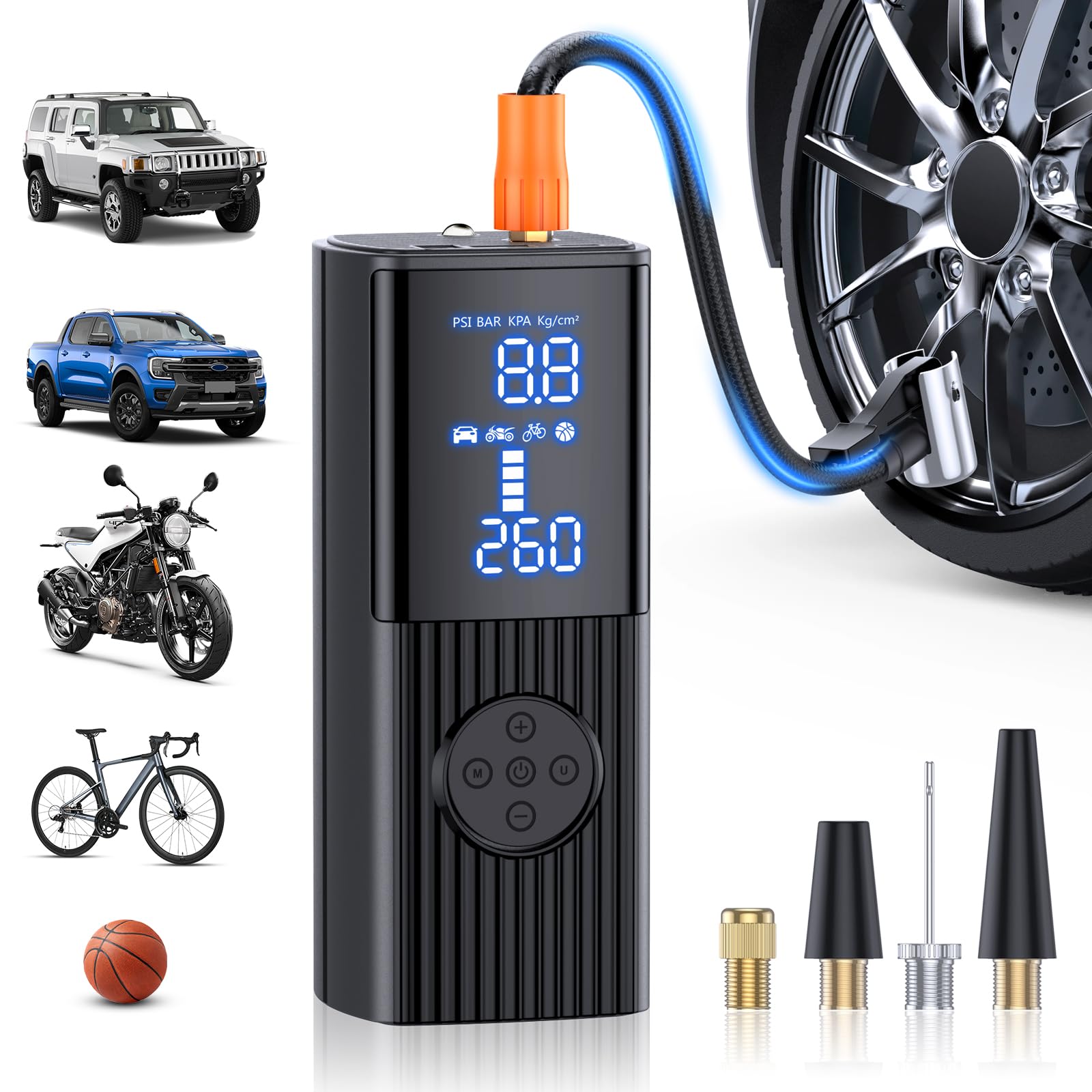 Tire Inflator Portable Air Compressor