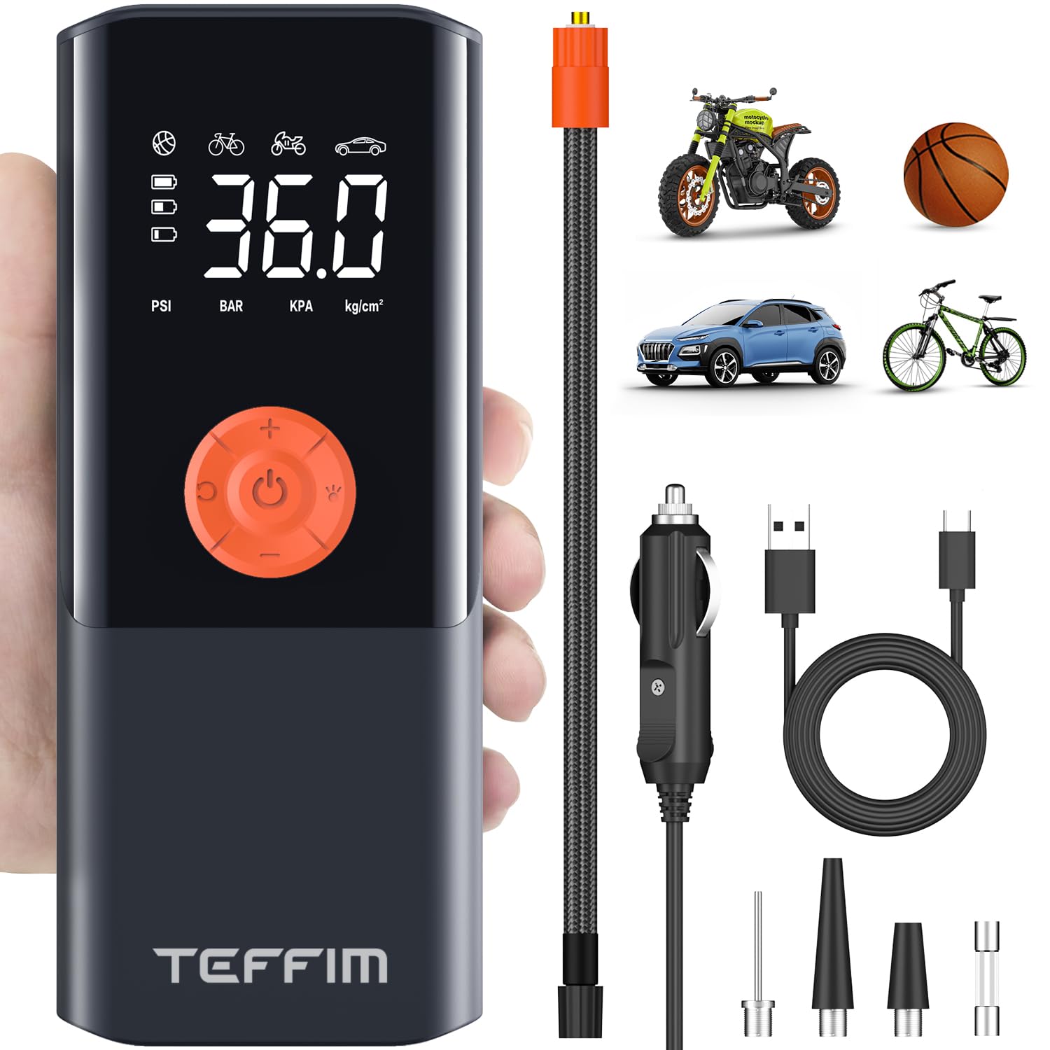 Tire Inflator Portable Air Compressor