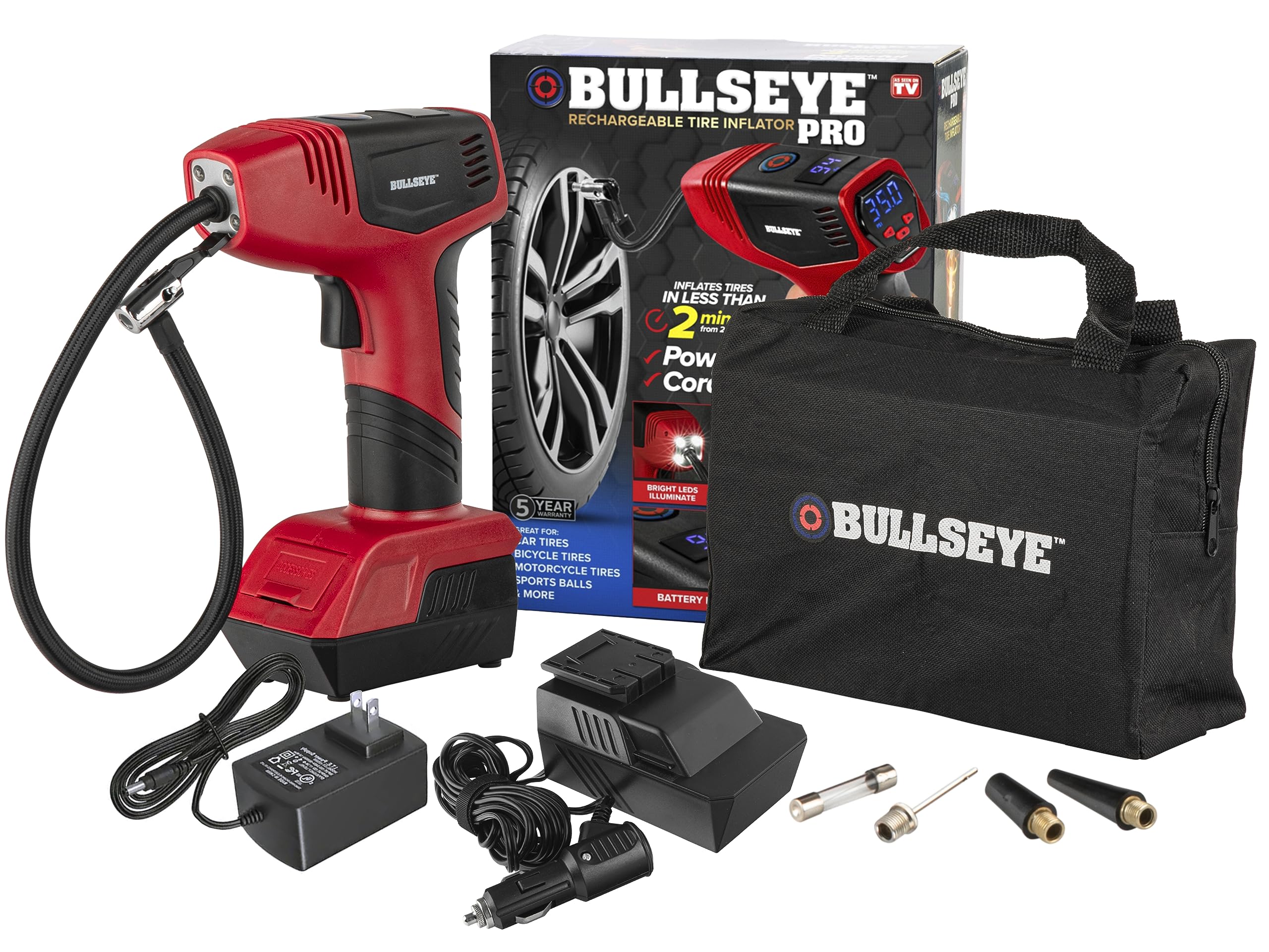 Bullseye Pro Max Deluxe Tire Inflator