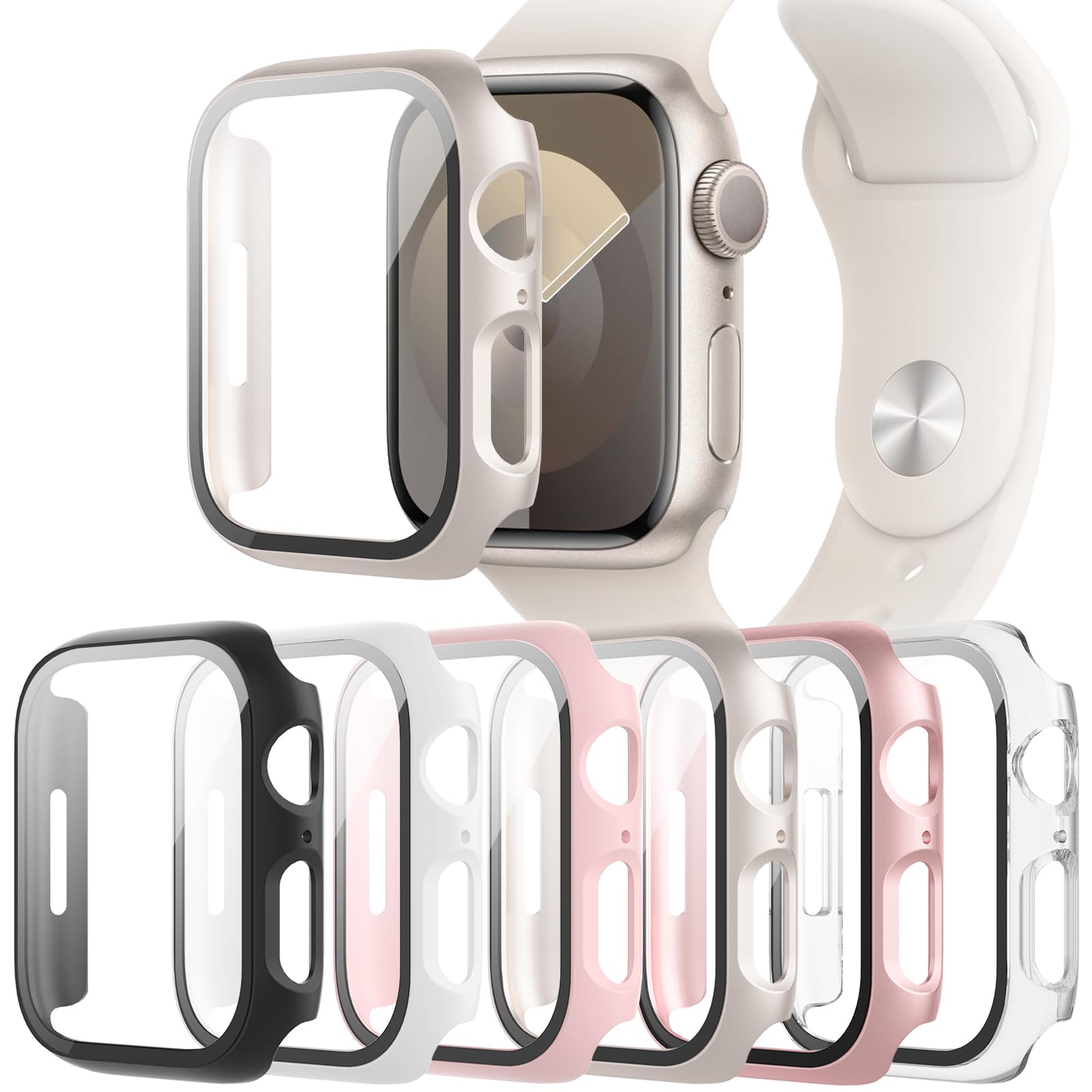 6-Pack Cases Compatible with Apple Watch