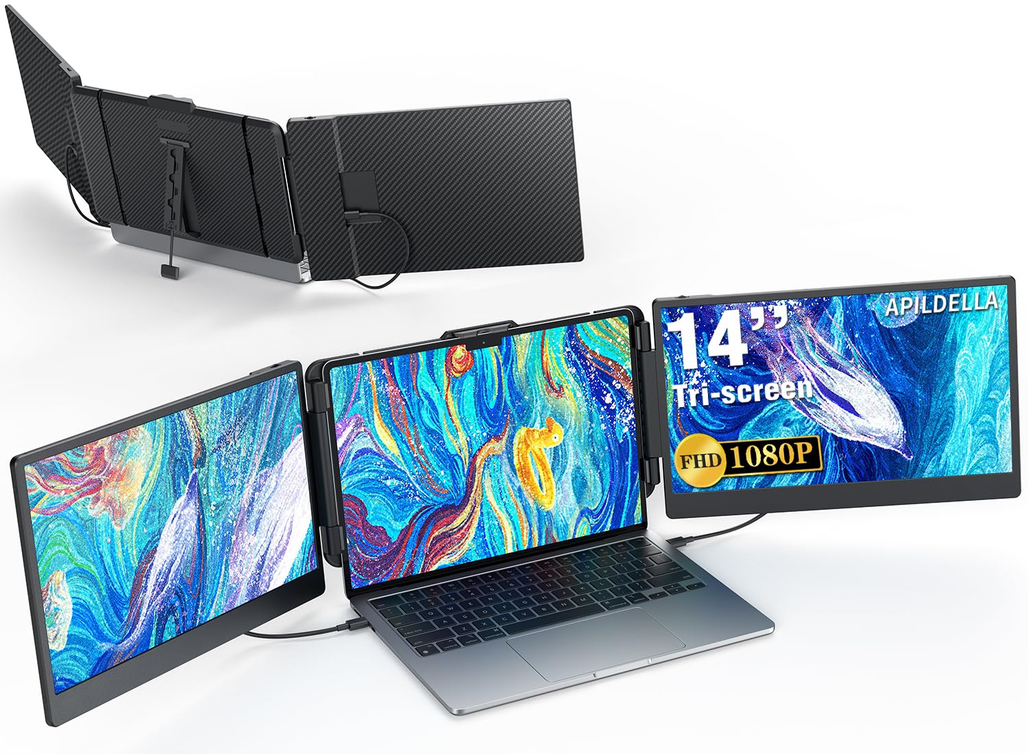 14” Triple Laptop Screen Extender