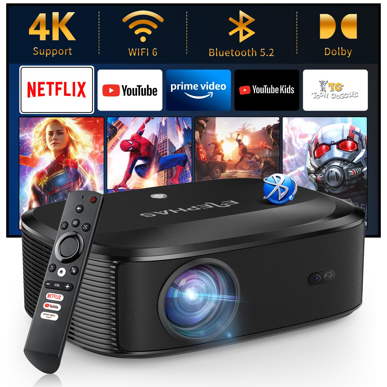 ELEPHAS 4K Projector