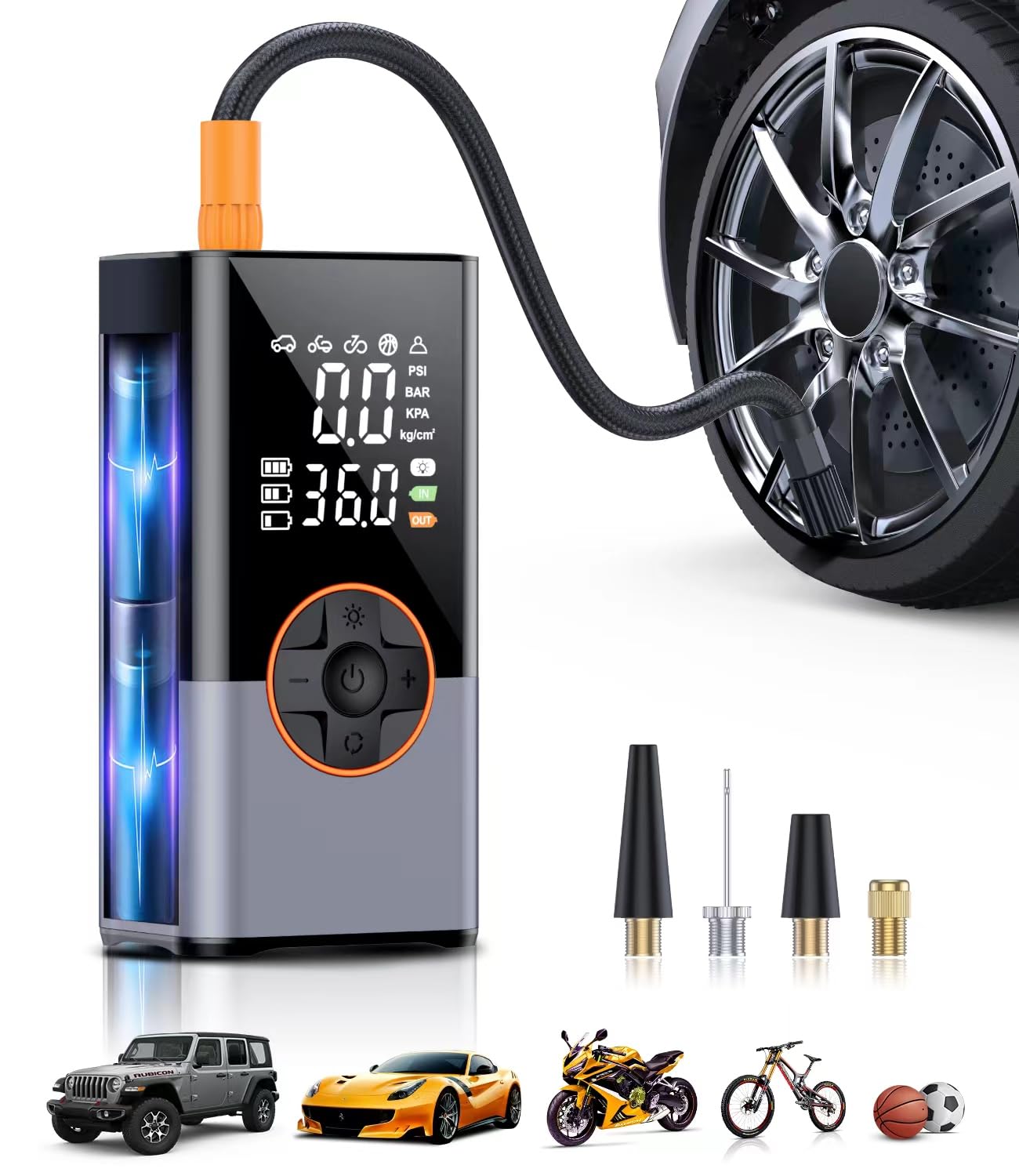 Tire Inflator Portable Air Compressor