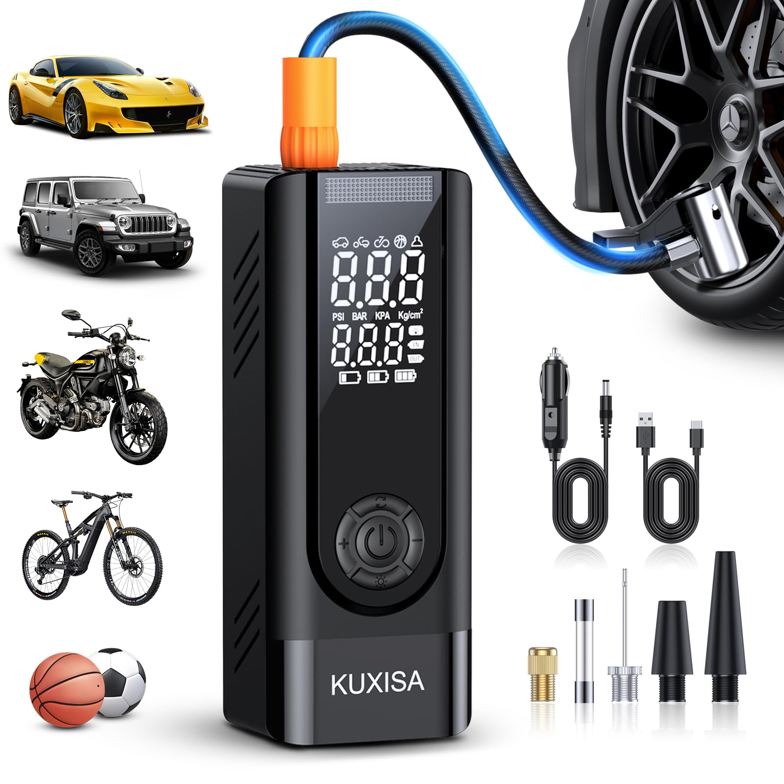 Tire Inflator Portable Air Compressor