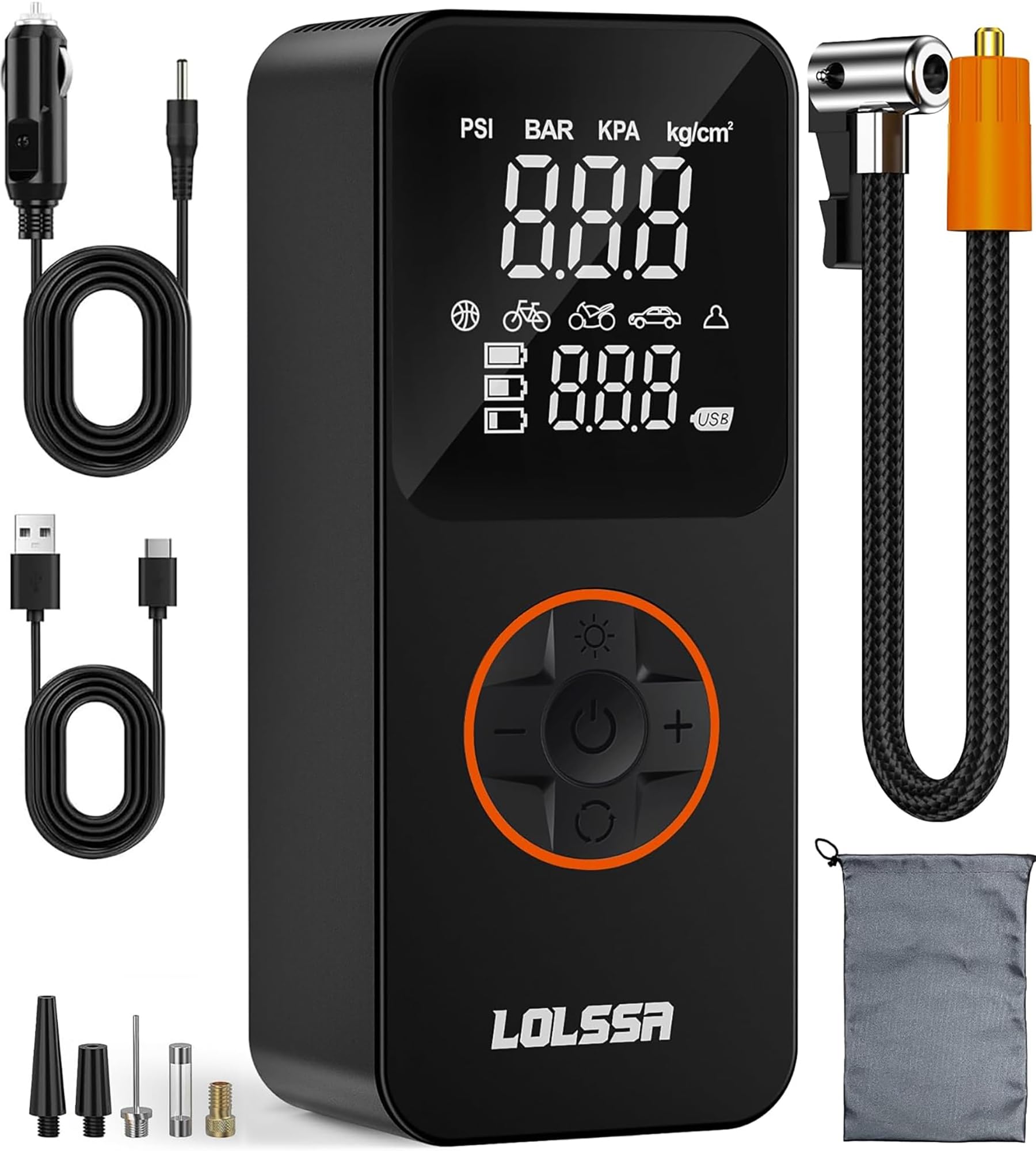 LOLSSA Portable Tire Inflator