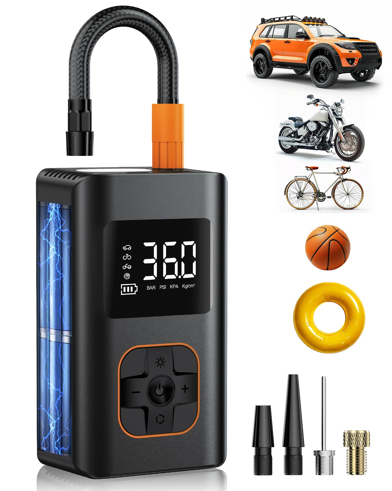 Tire Inflator Portable Air Compressor