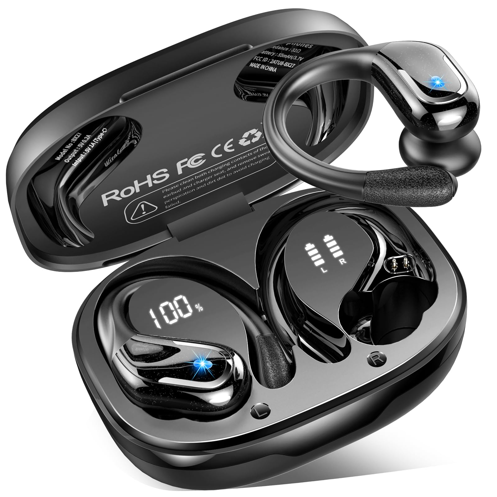 Rulefiss Q38 Wireless Earbuds