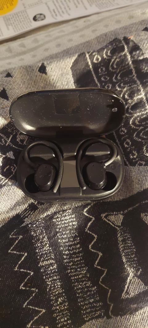 Happy Customer with Earbuds