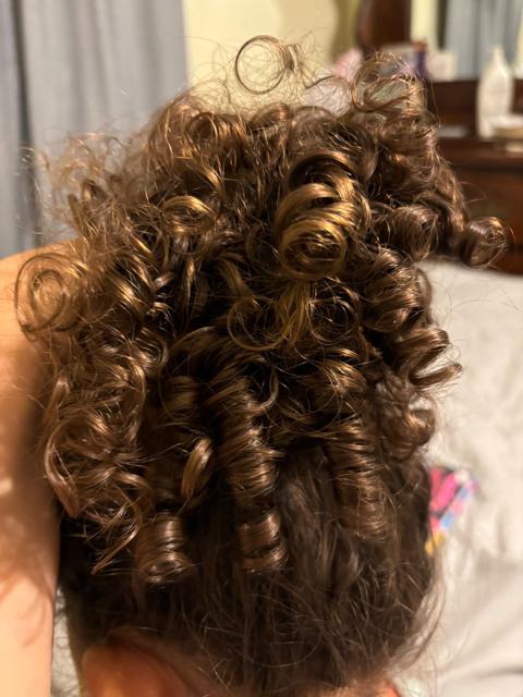 Curls appearing dry even after use