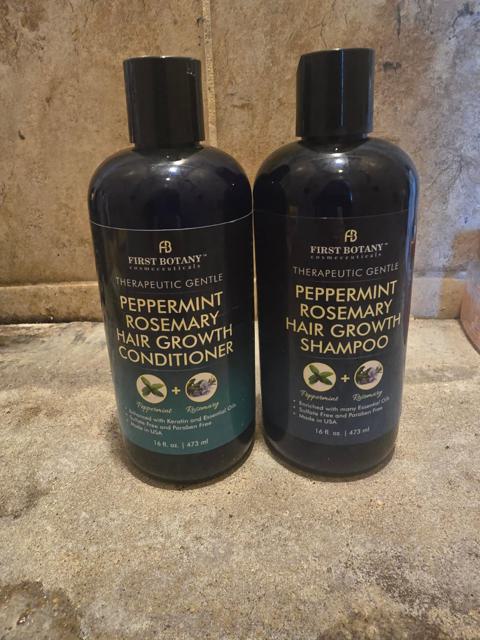 Damaged hair after using Peppermint Rosemary Hair Regrowth Shampoo