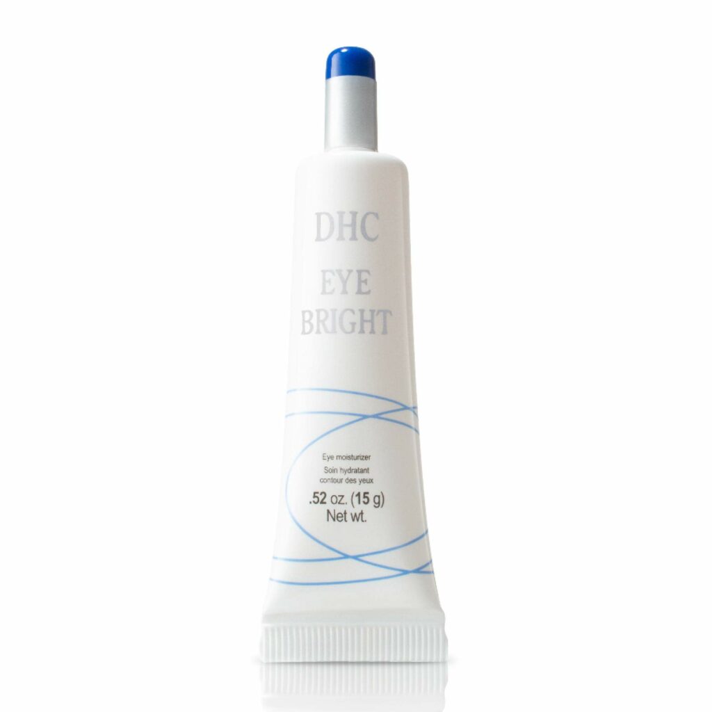 DHC Eye Bright Lightweight Eye Gel Minimizes Dark Circles and Puffy Eyes Absorbs quickly Daytime and Nighttime Use Ideal for All Skin Types, Clear, 0.52 Fl Ounce