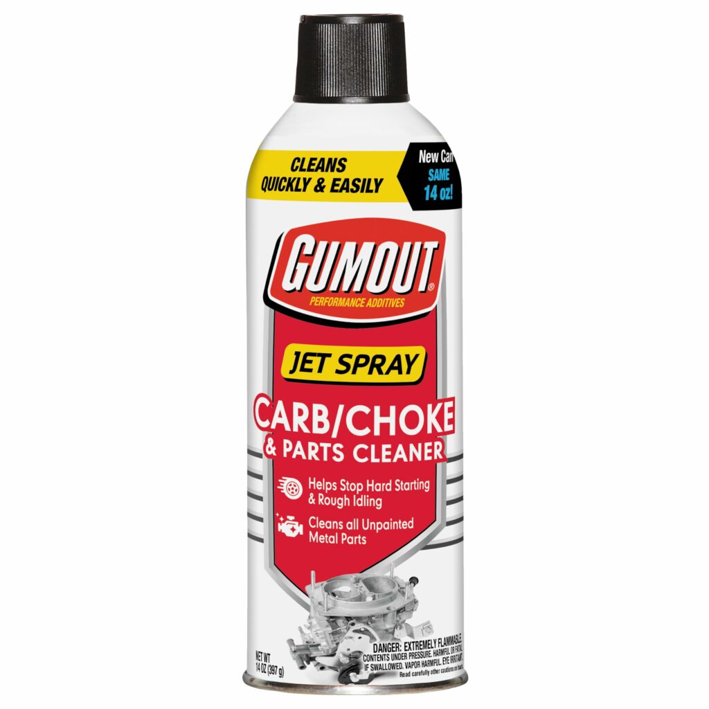 Gumout 800002231 Carb / Choke And Parts Cleaner, 14 oz. - Cleans Carburetor, Brakes And All Unpainted Metal Parts of Gum, Varnish, Oil And Other Contaminants