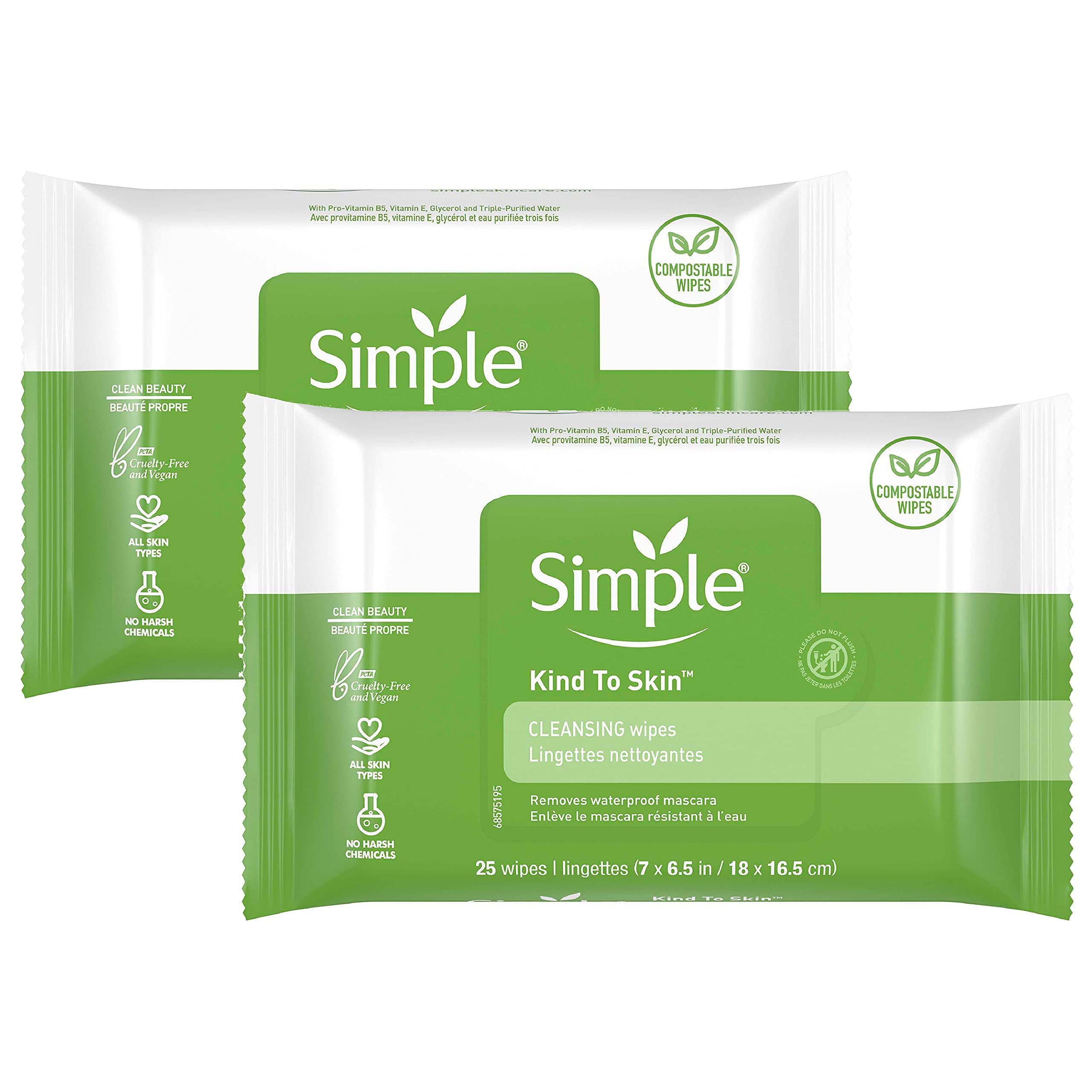 Simple Kind to Skin Facial Wipes