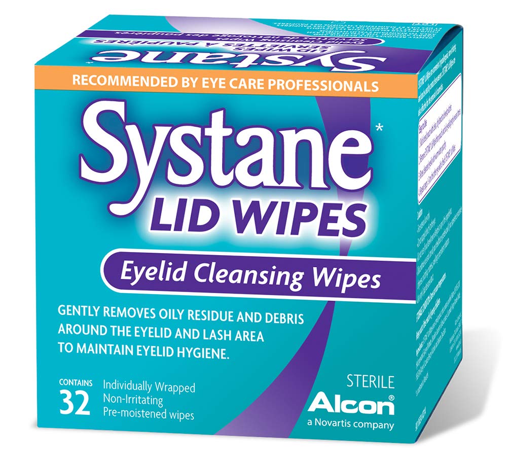 Systane Lid Wipes - Eyelid Cleansing Wipes - Sterile, Count of 32