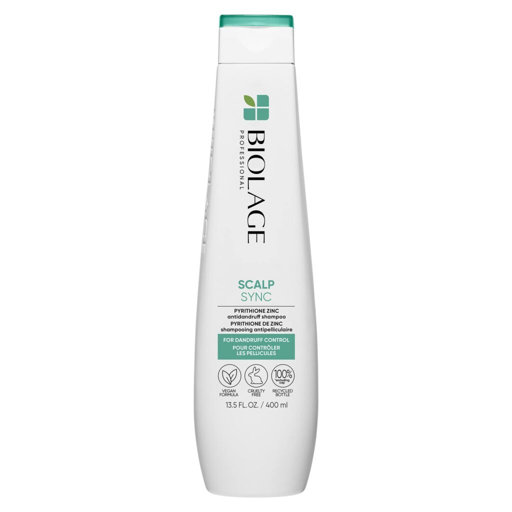 Biolage Scalp Sync Anti-Dandruff Shampoo | Targets Dandruff, Controls The Appearance of Flakes & Relieves Scalp Irritation | Paraben Free | For Dandruff Control | Vegan | Anti-Dandruff Salon Shampoo