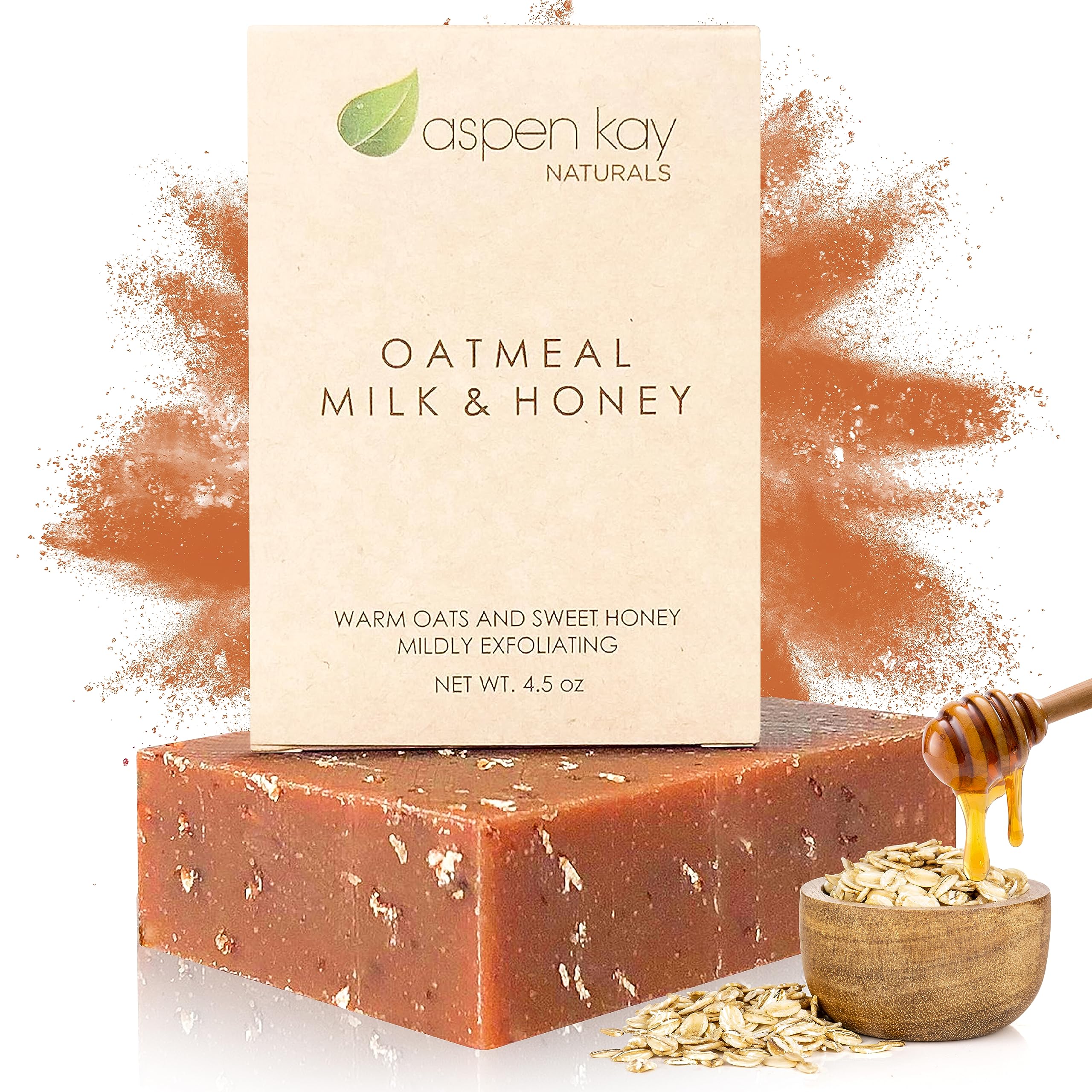 Aspen Kay Naturals Handmade Oatmeal Soap Bar