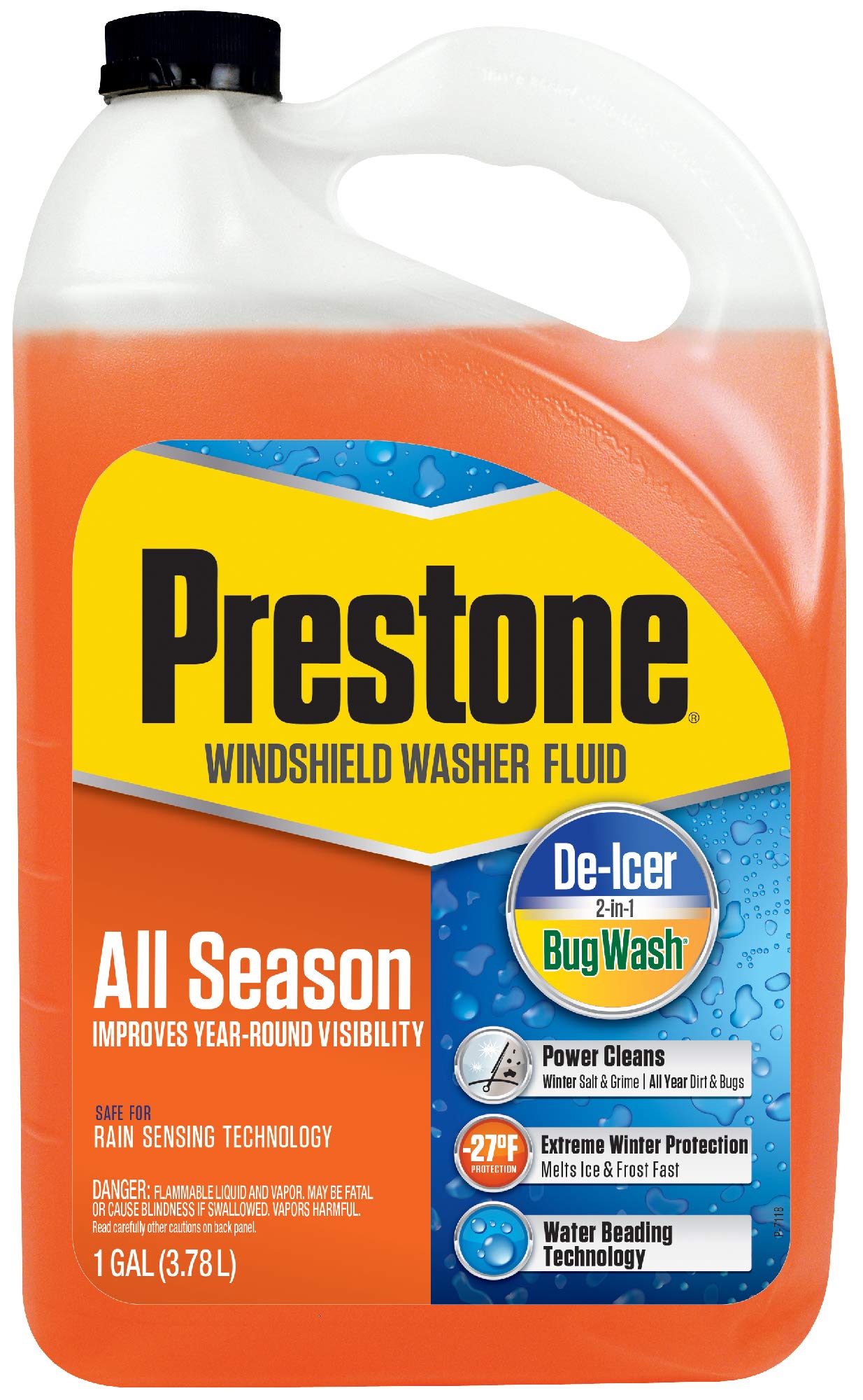 Prestone AS658 Deluxe 2-in-1 Windshield Washer Fluid