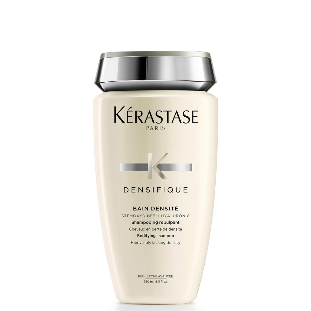 KERASTASE Densifique Densité Shampoo | Thickening & Strengthening Shampoo | Removes Build-Up & Adds Shine | With Hyaluronic Acid | For Fine, Thin & Thinning Hair