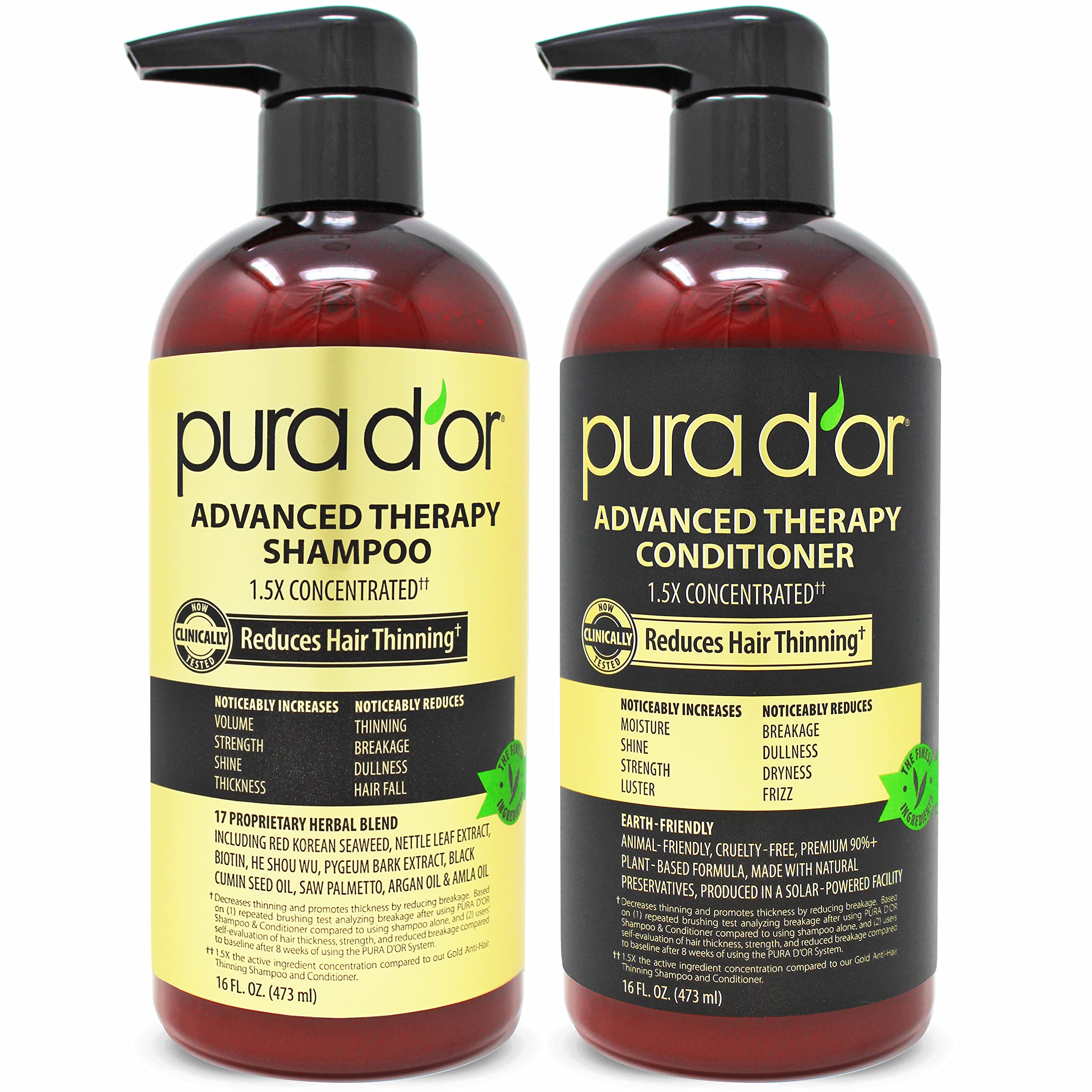 PURA D'OR Advanced Therapy Biotin Hair Care Set