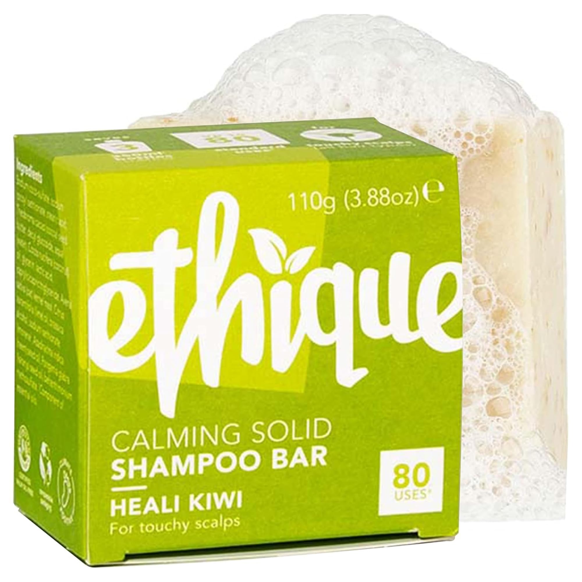 Ethique Heali Kiwi Solid Shampoo Bar