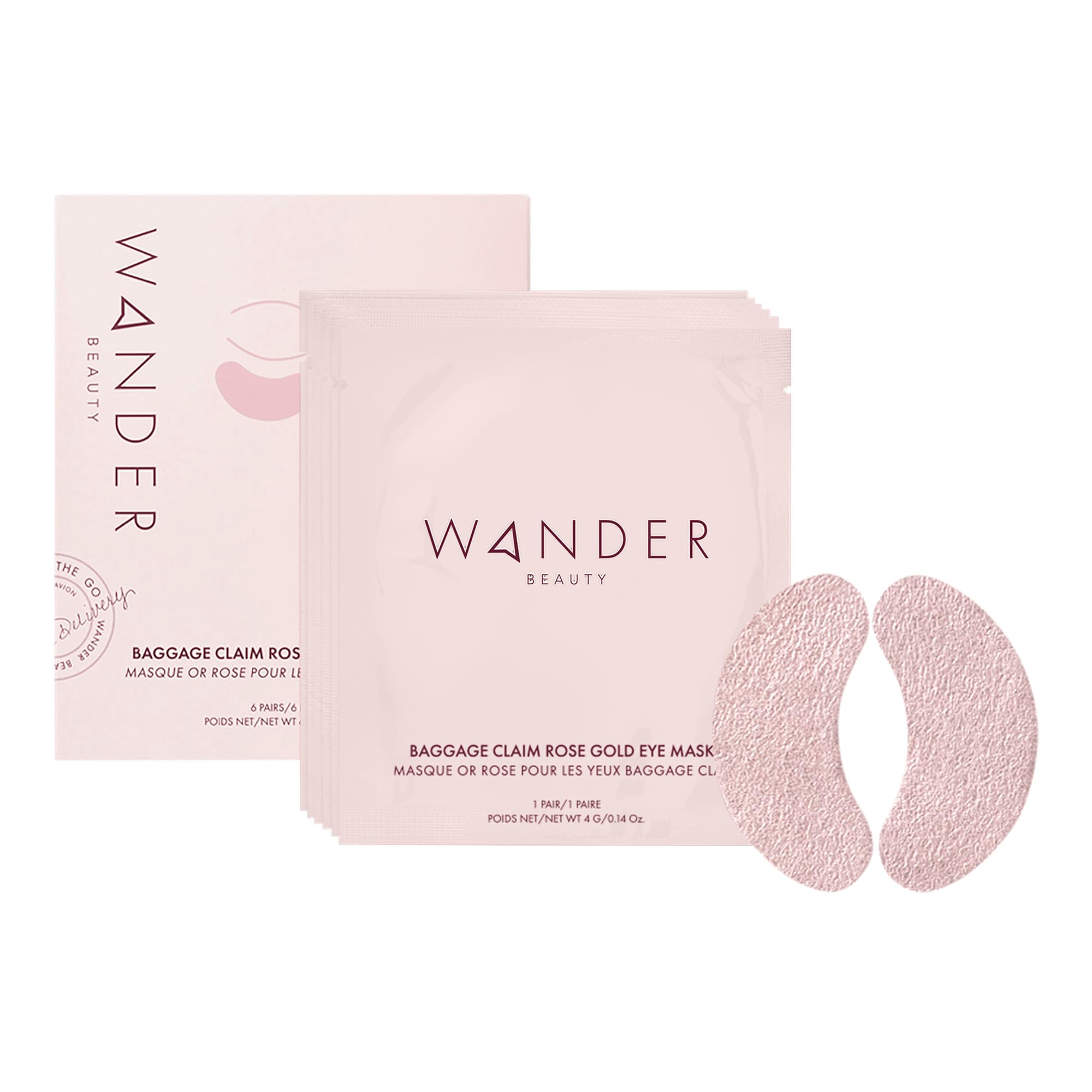 Wander Beauty Baggage Claim - Rose Gold Under Eye Patches