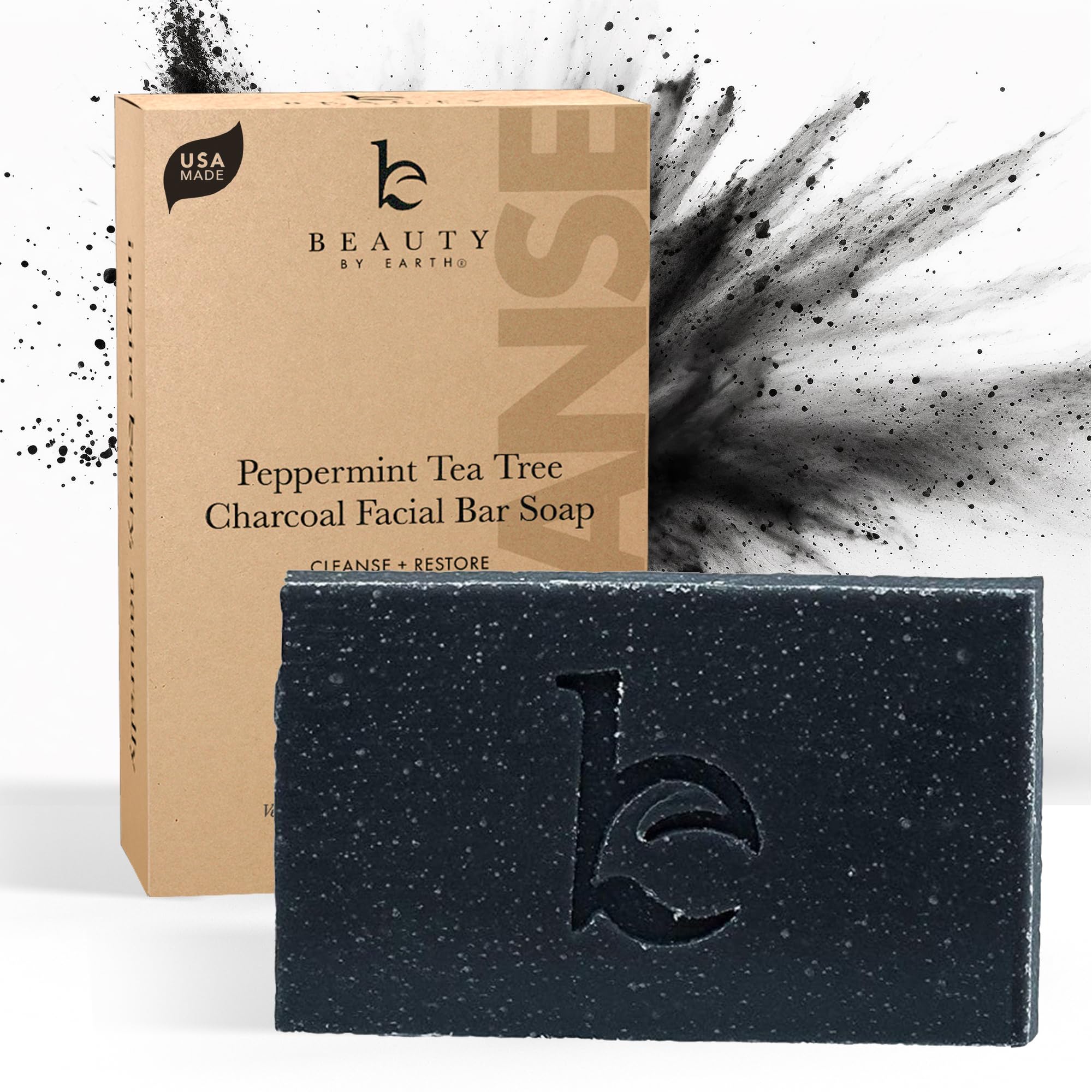 Beauty by Earth Charcoal Face Wash Bar