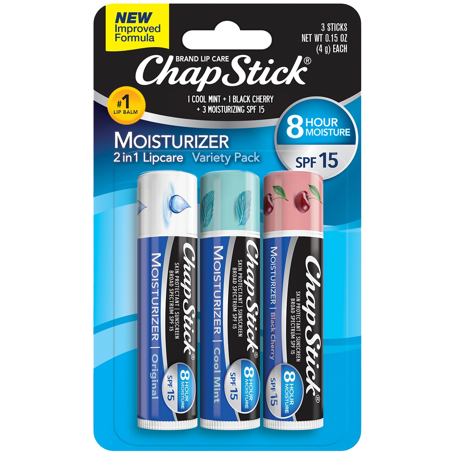 ChapStick Moisturizer Lip Balm Variety Pack