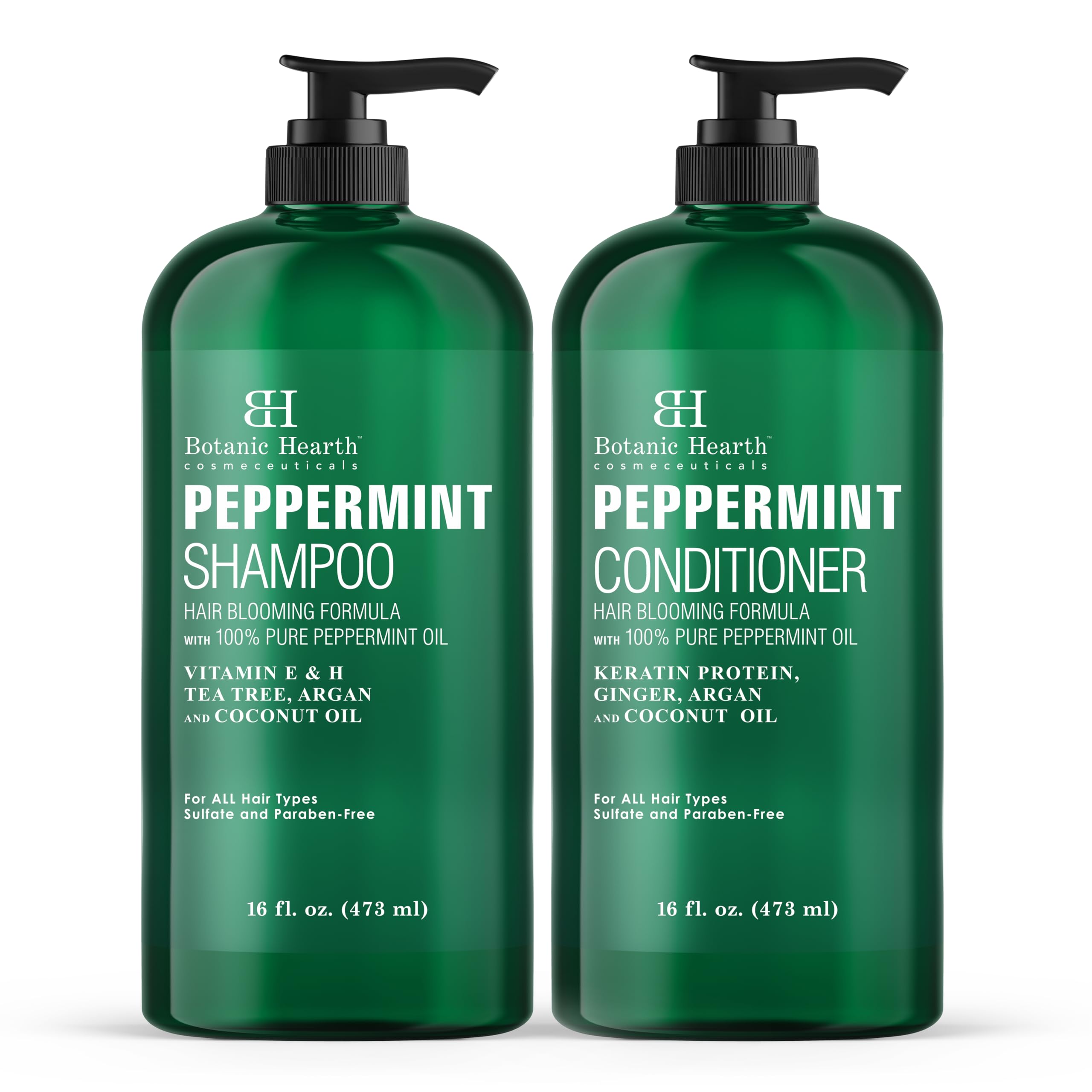 Botanic Hearth Peppermint Oil Shampoo and Conditioner Set