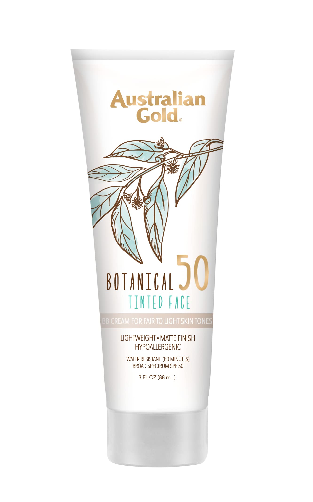 Australian Gold Botanical SPF 50 Tinted Face Sunscreen