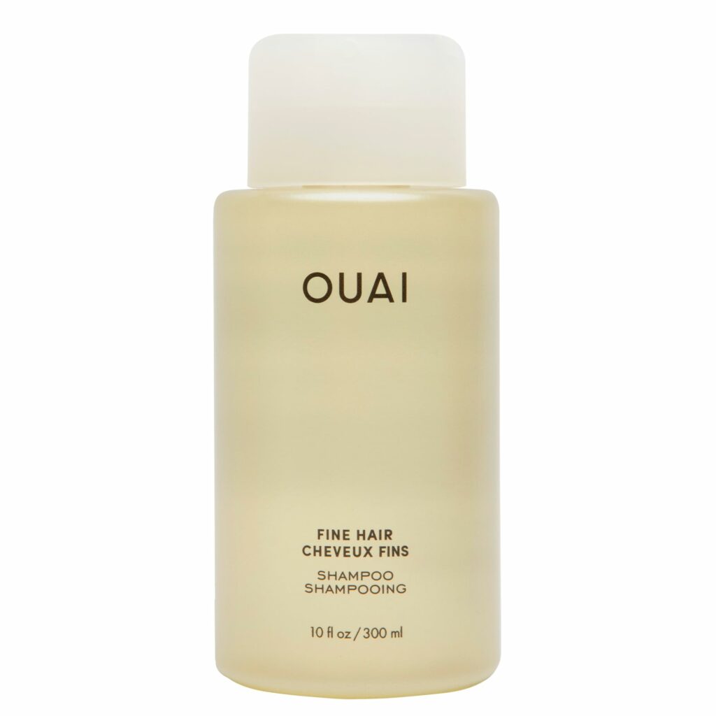 OUAI Fine Shampoo - Volumizing Shampoo with Strengthening Keratin, Biotin & Chia Seed Oil for Fine Hair - Delivers Clean, Weightless Body - Paraben, Phthalate & Sulfate Free Hair Care - 10 fl oz